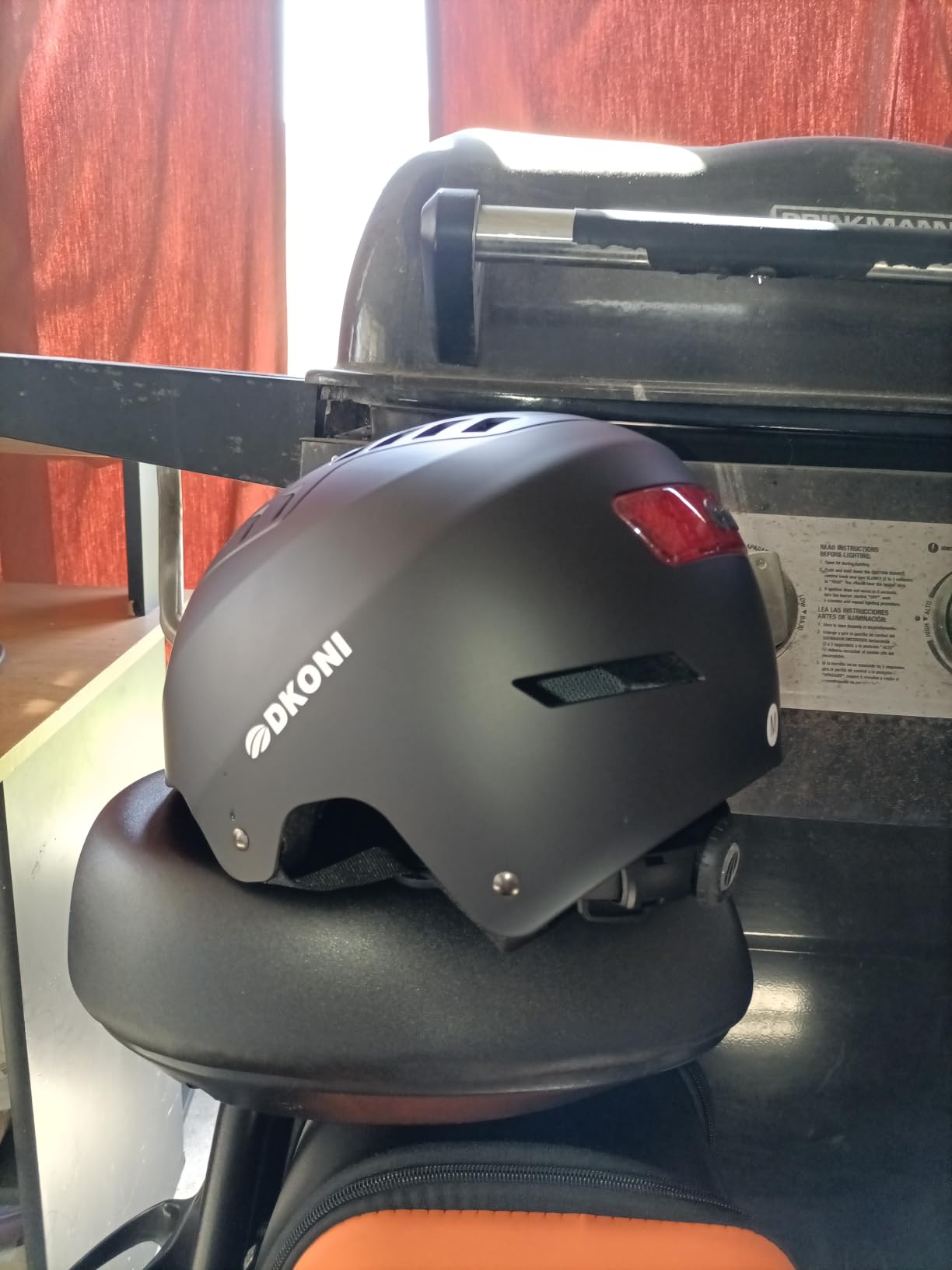 DKONI Bike Helmet with LED Lights Bicycle Helmets Commuter Cycling Helmet USB Rechargeable Front & Back LED Light Helmet for Adult Men Women customer photo 2