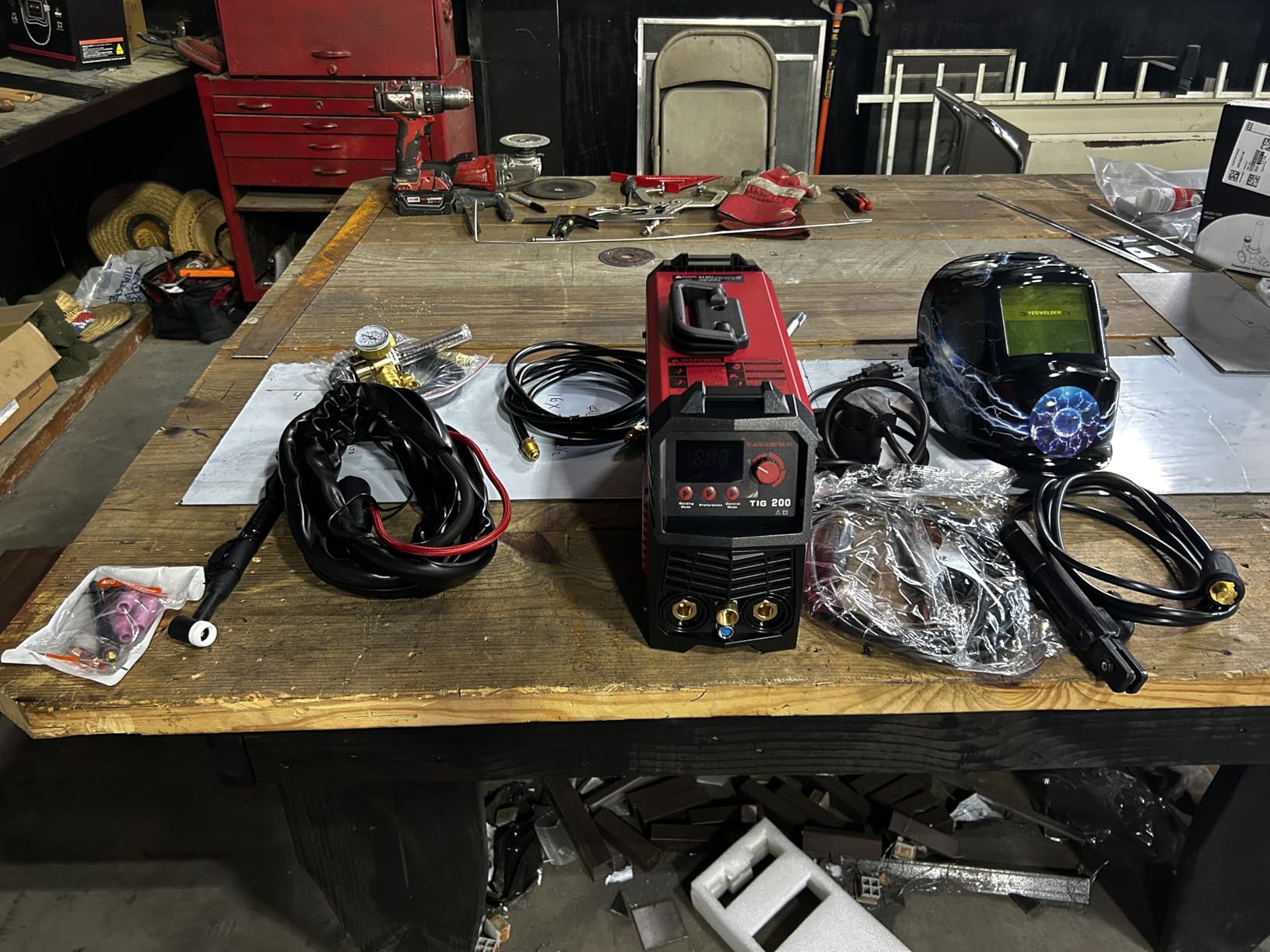 ARCCAPTAIN 200A TIG Welder, 110V/220V TIG/Stick 2 IN 1 Welding Machine customer photo 2