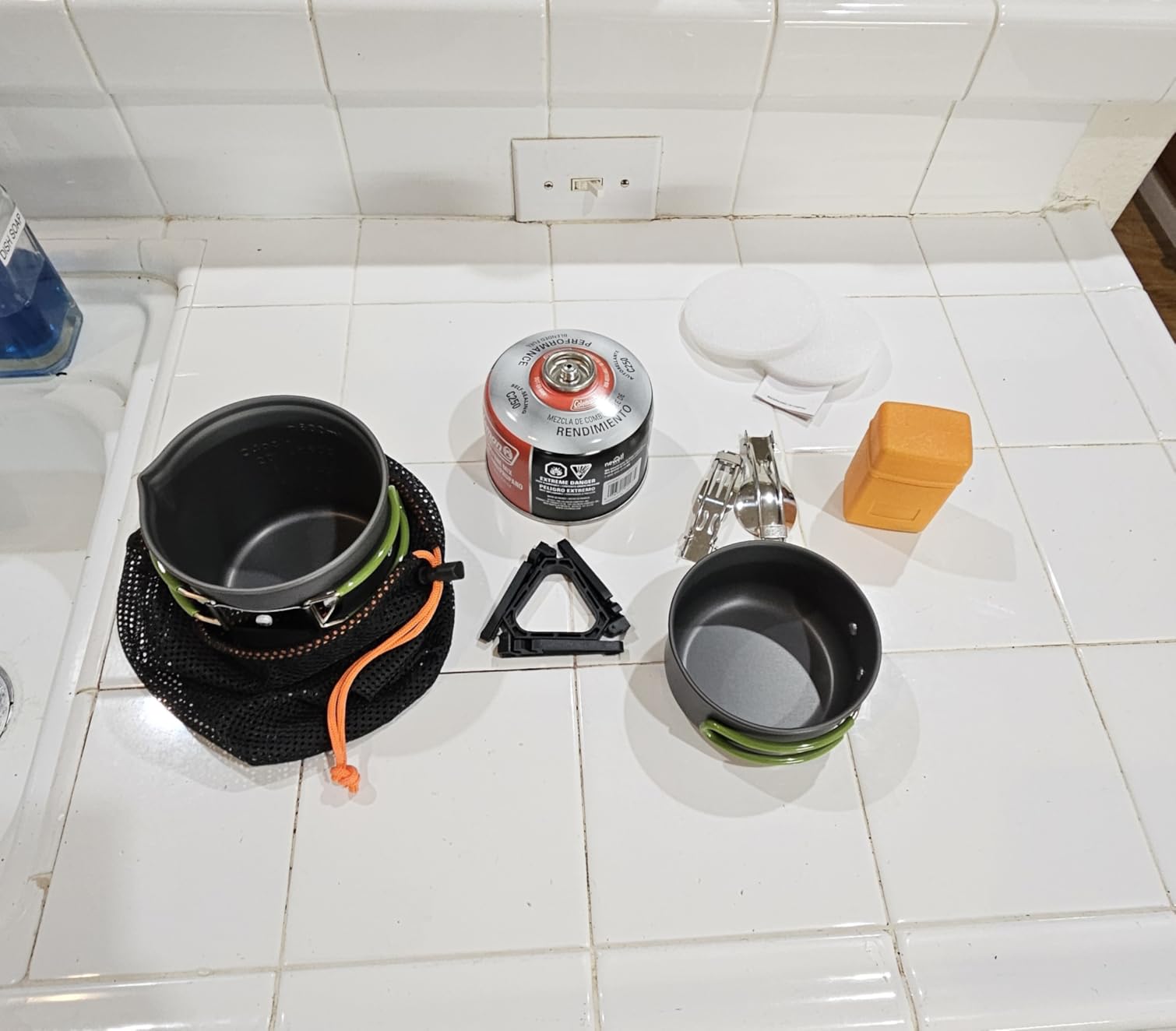 Odoland 11pcs Camping Cookware Backpacking Stove Set with Lightweight Pot customer photo 2