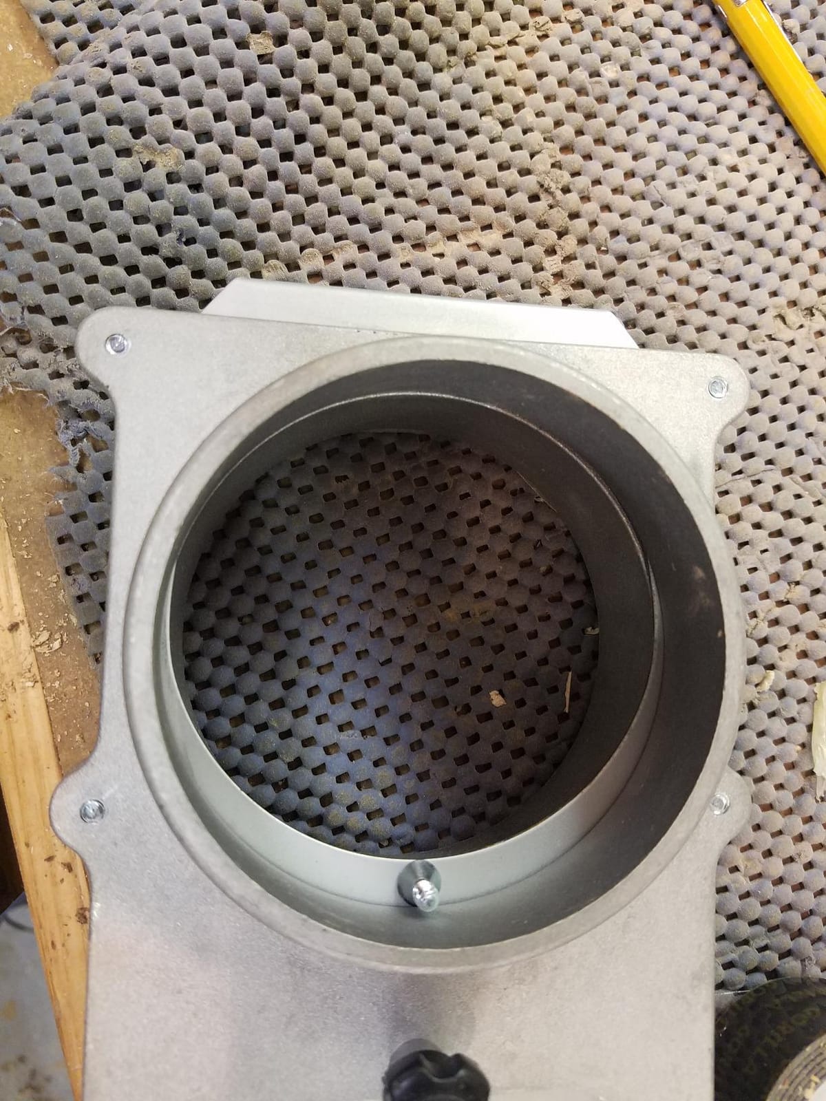 POWERTEC 70326 Blast Gate 4 Inch, w/Anti Clog and Air Leak Seal for Dust Collection customer photo 1