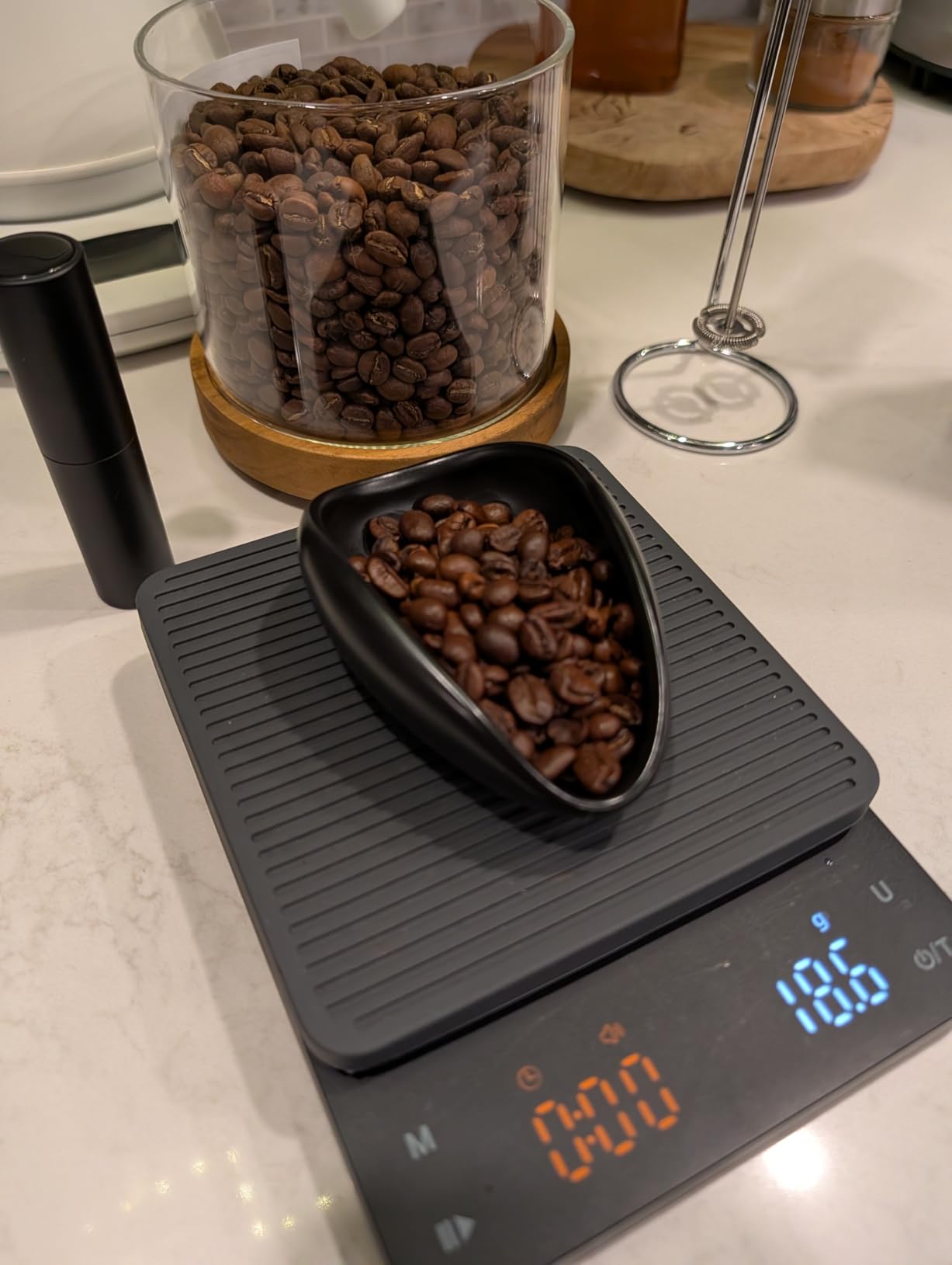 BAGAIL Coffee Scale with Timer, 0.1g/3kg Precision customer photo 1