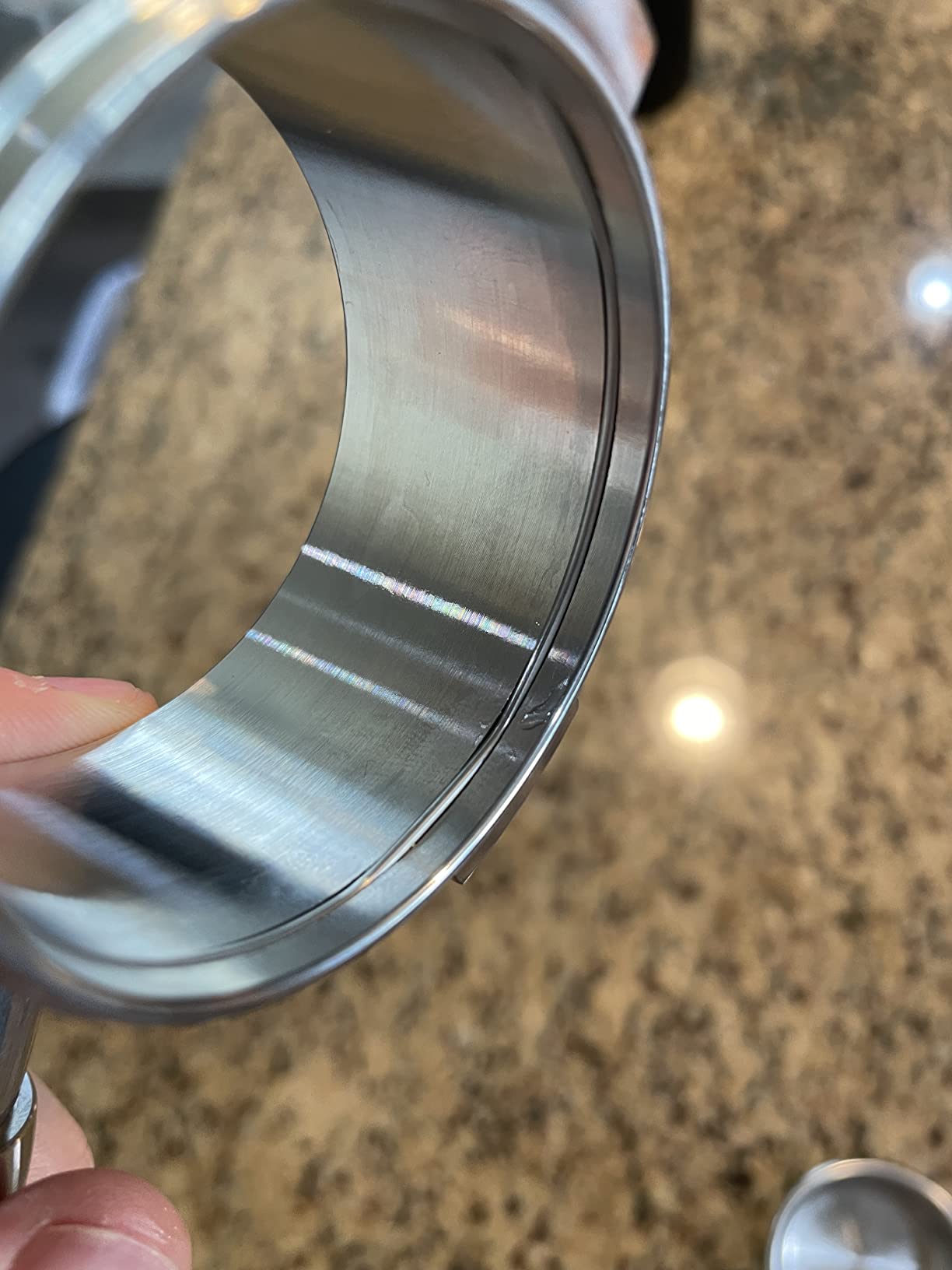 CREMA 58mm Bottomless Portafilter for Breville, Walnut customer photo 1