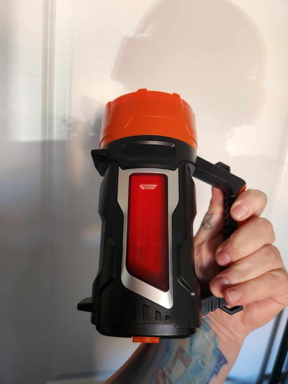 LED Rechargeable Hand Crank Flashlight customer photo 2