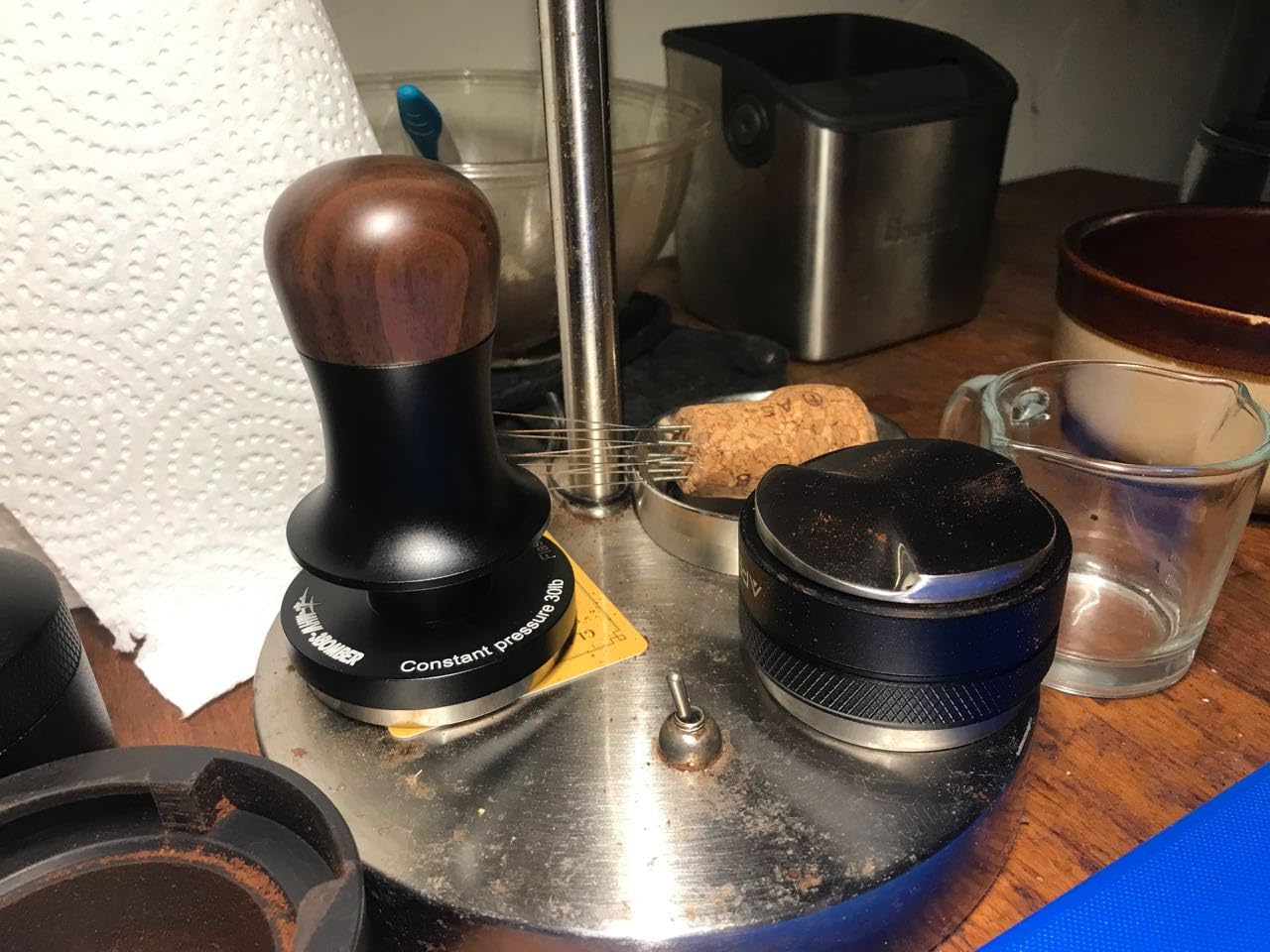 MHW-3BOMBER 58mm Espresso Tamper - 3 Spring Loaded Coffee Tamper with 15lb / 30lbs Replacement Springs - Barista Calibrated Tamper with Sound Feedback - Compatible with 58mm Portafilter T6172T-OS customer photo 2