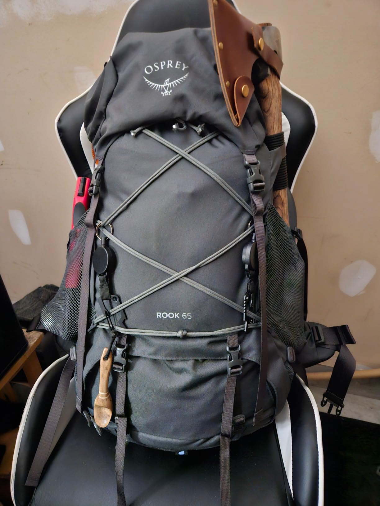 Osprey Rook 65L Men's Backpacking Backpack, Blue OS customer photo 1