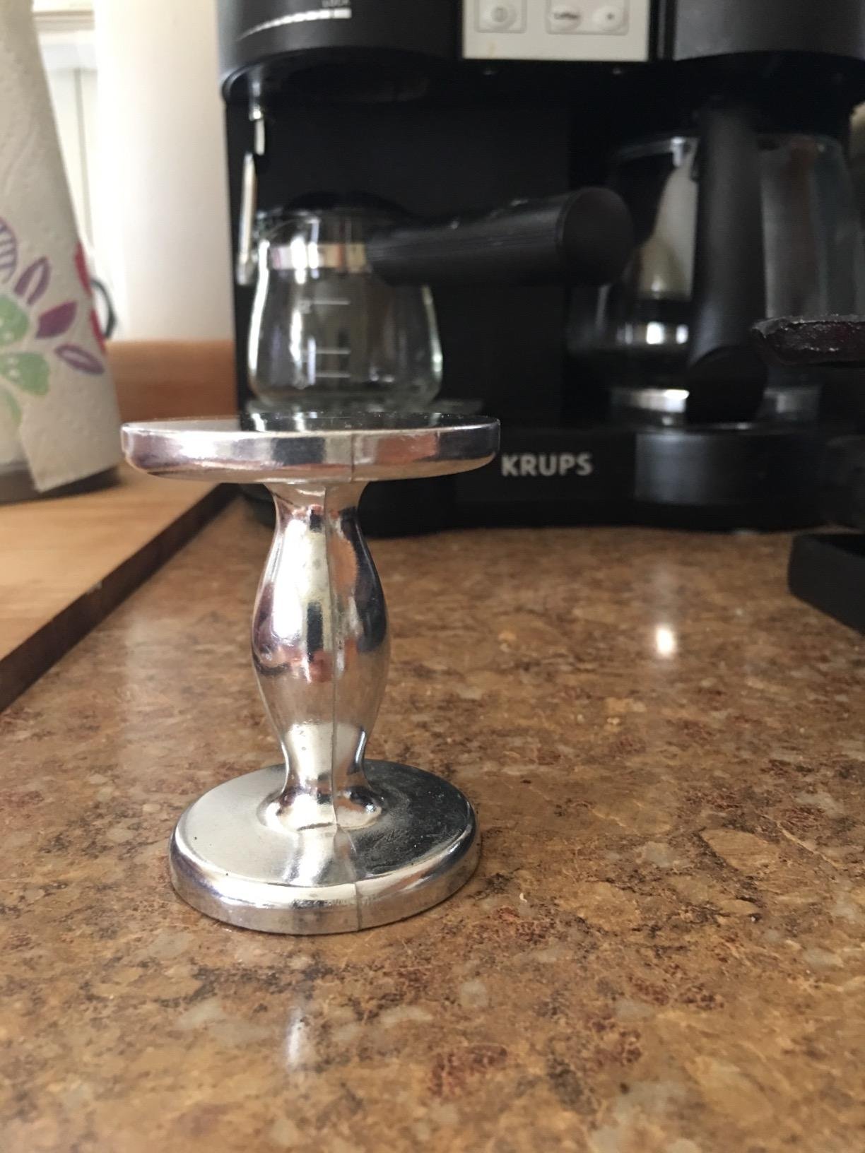 Fino Deluxe Espresso Tamper, 11.64-Ounce Weight, 58-Millimeter customer photo 1