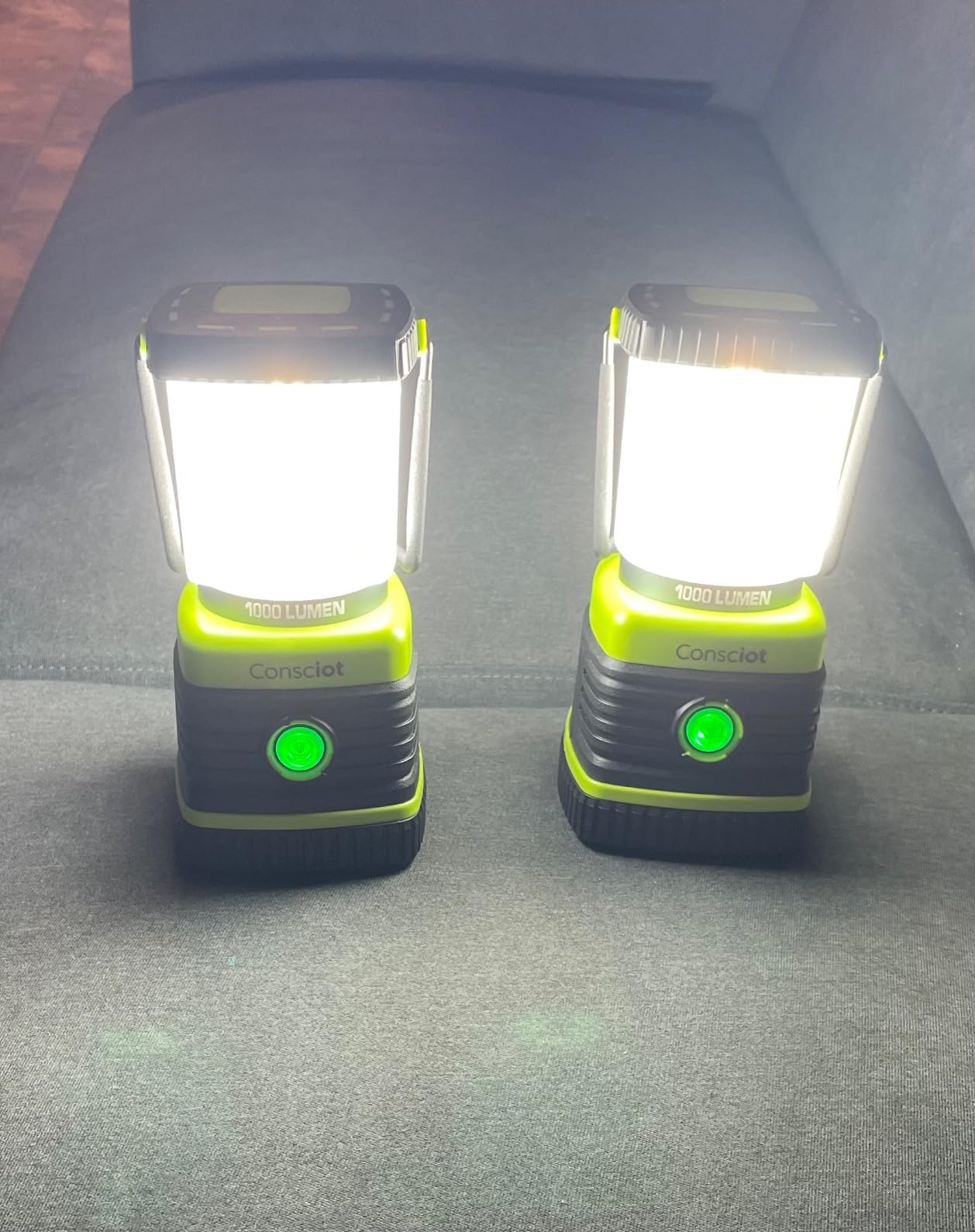 Consciot 1000LM LED Camping Lantern Rechargeable, 4 Light Modes, Dimmable customer photo 2