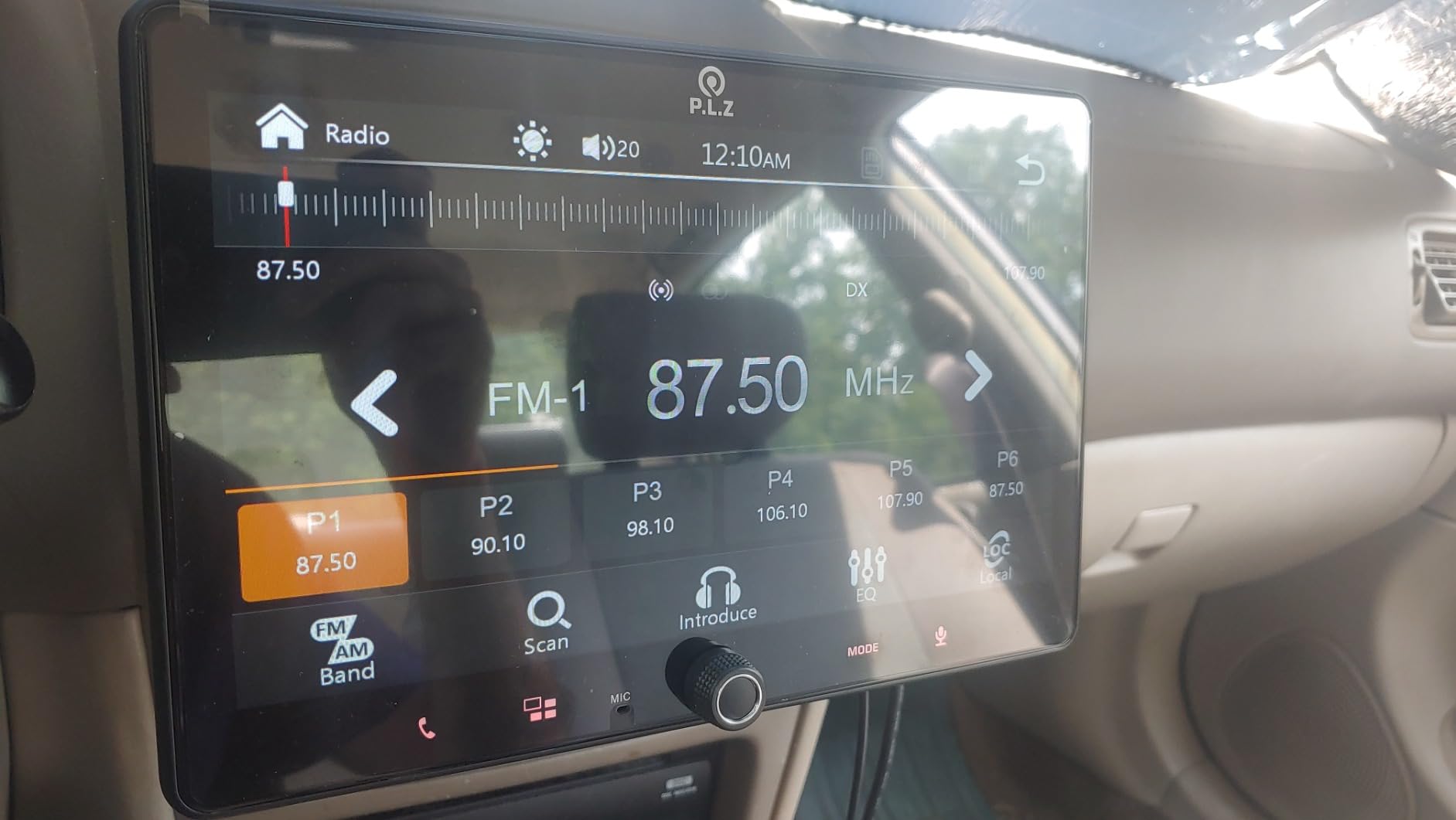 PLZ Single Din Car Stereo Wireless Apple Carplay Android Auto Radio, 10.1