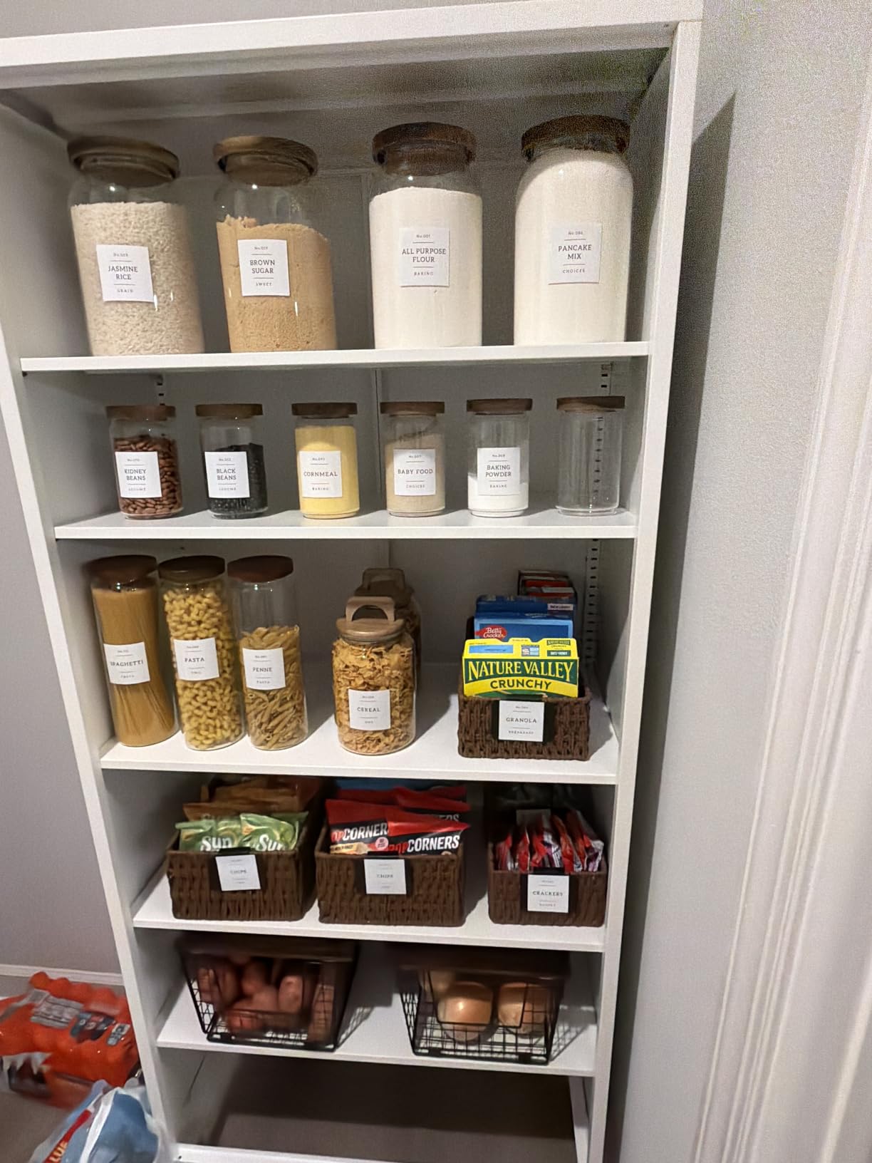 2 Pack Stackable Potato Onion Bins, Pantry Organizers and Storage customer photo 2