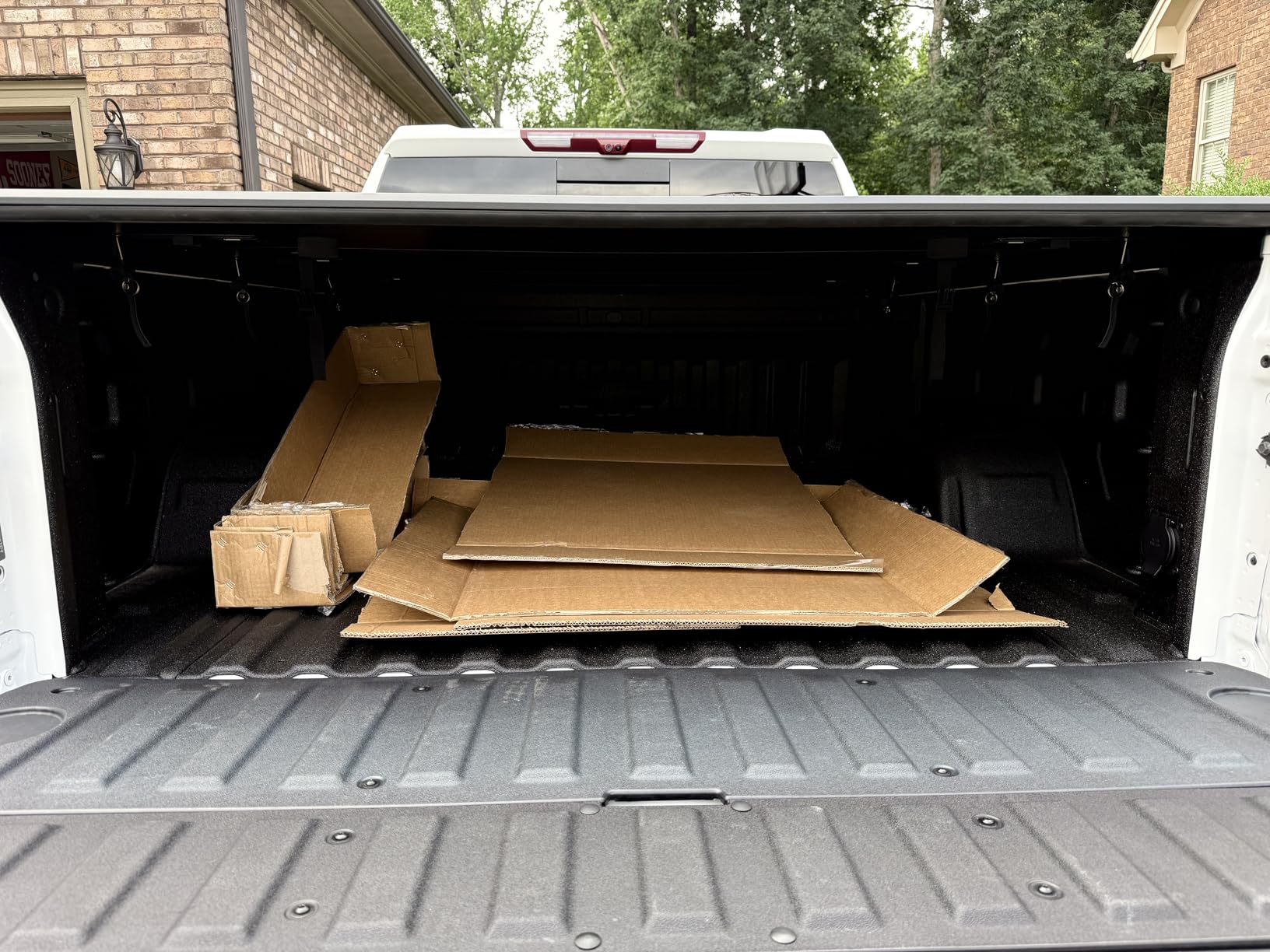 Hard Folding Truck Bed Tonneau Cover Compatible with Chevy Silverado & GMC Sierra 1500(2007-2026) 2500 3500 HD(2007-2019) 6.6 ft Standard Box(NO CarbonPro Bed), Tri Fold Style customer photo 2