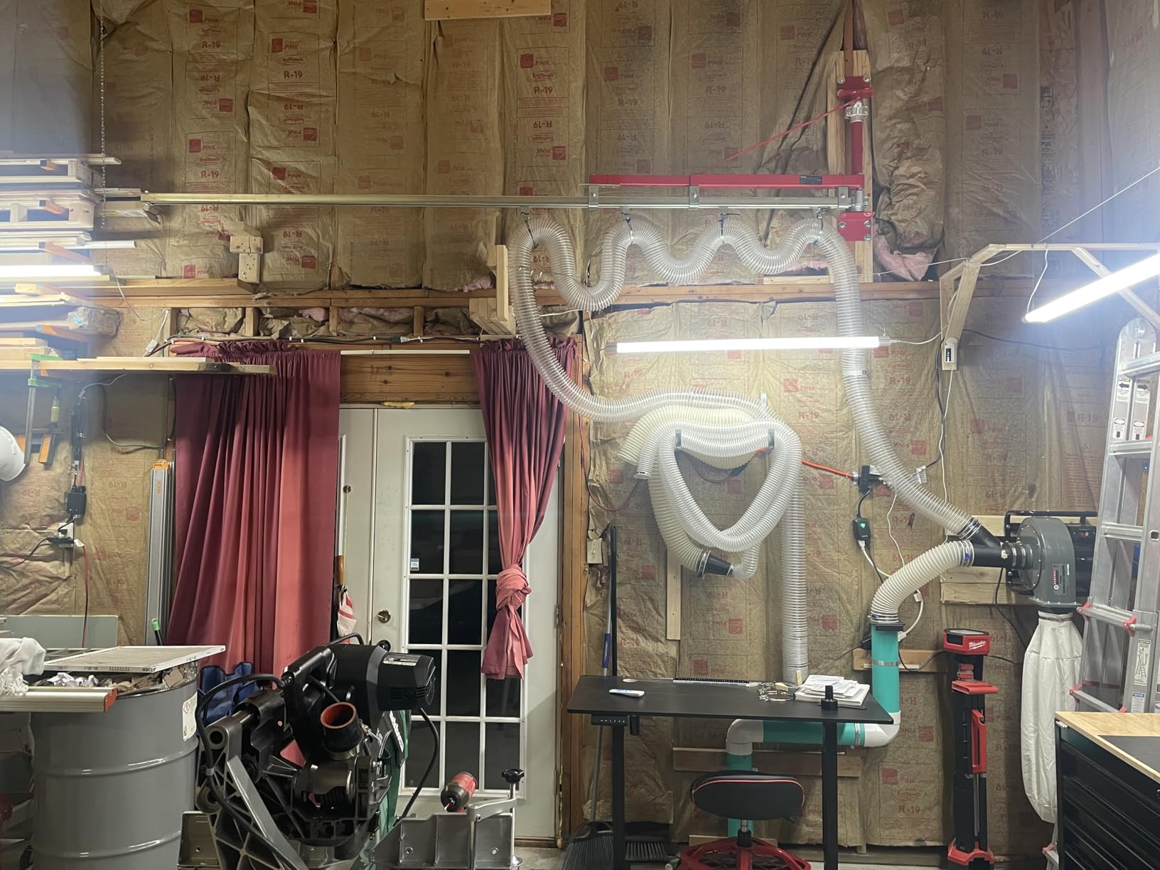 Yaocom 4” x 30‘ Dust Collection Hose Set, PVC customer photo 1
