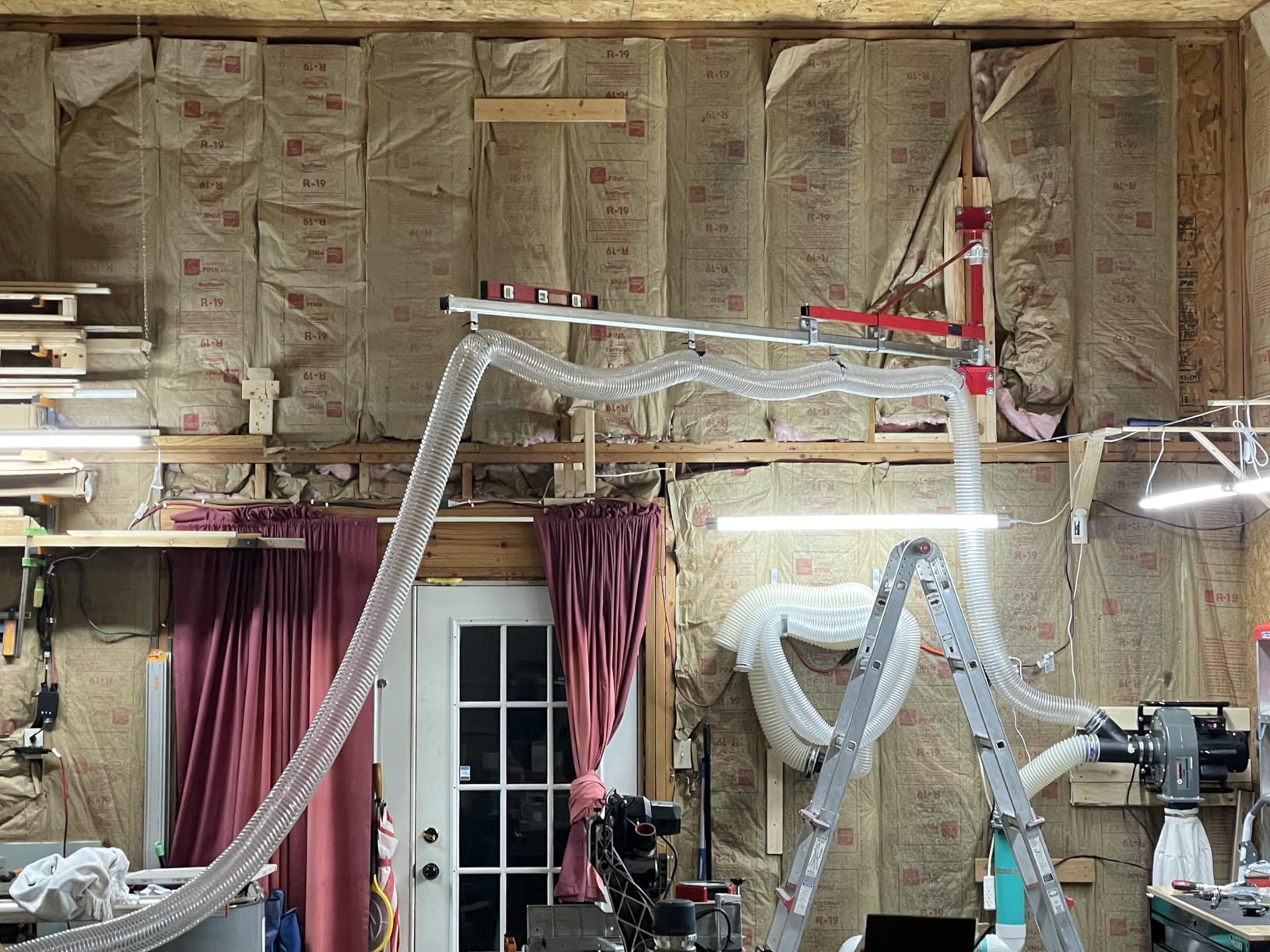 Yaocom 4” x 30‘ Dust Collection Hose Set, PVC customer photo 2