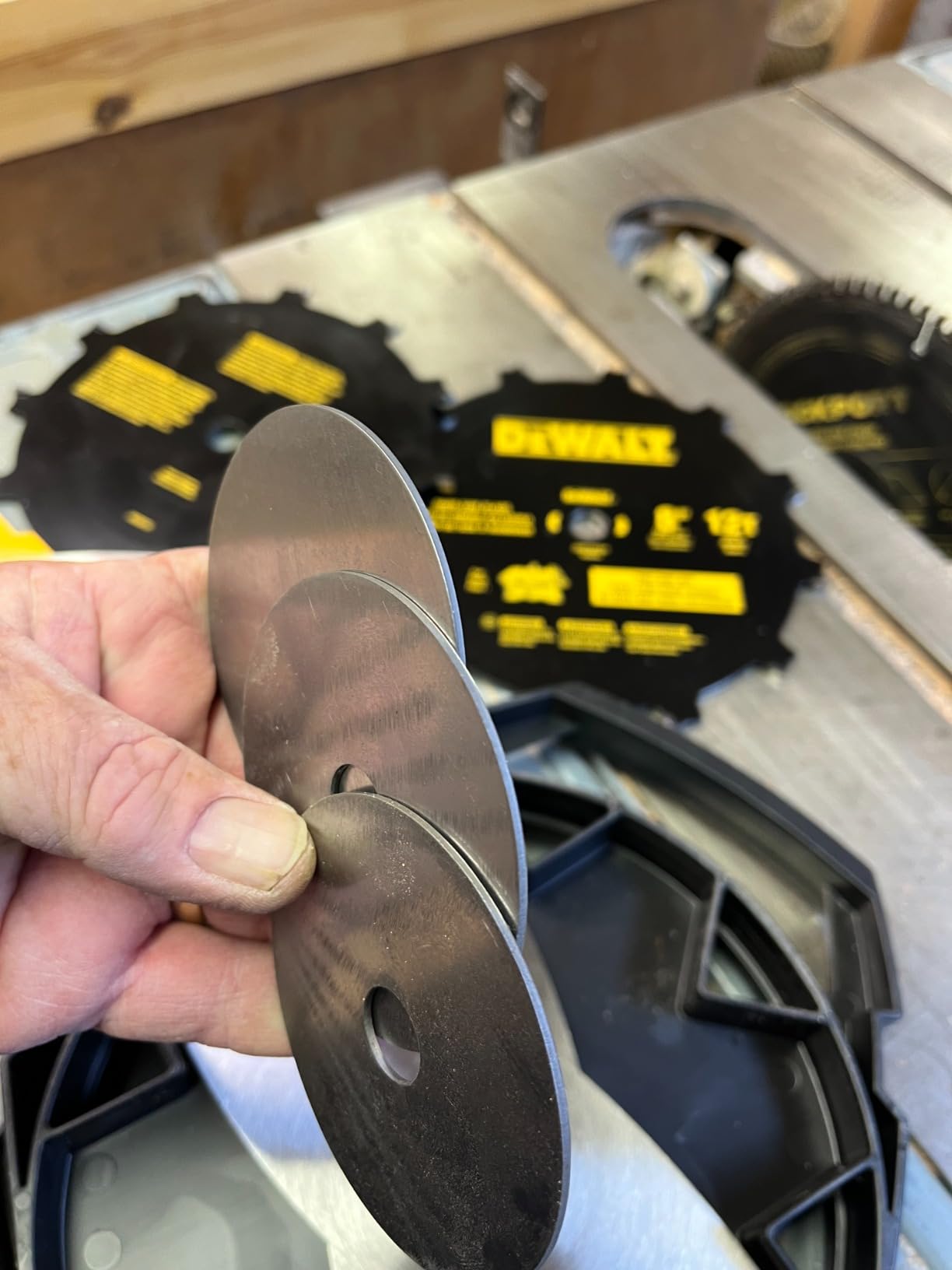 DEWALT Stacked Dado Saw Blade 8 Inch 12 Tooth (DW812DADO) customer photo 2