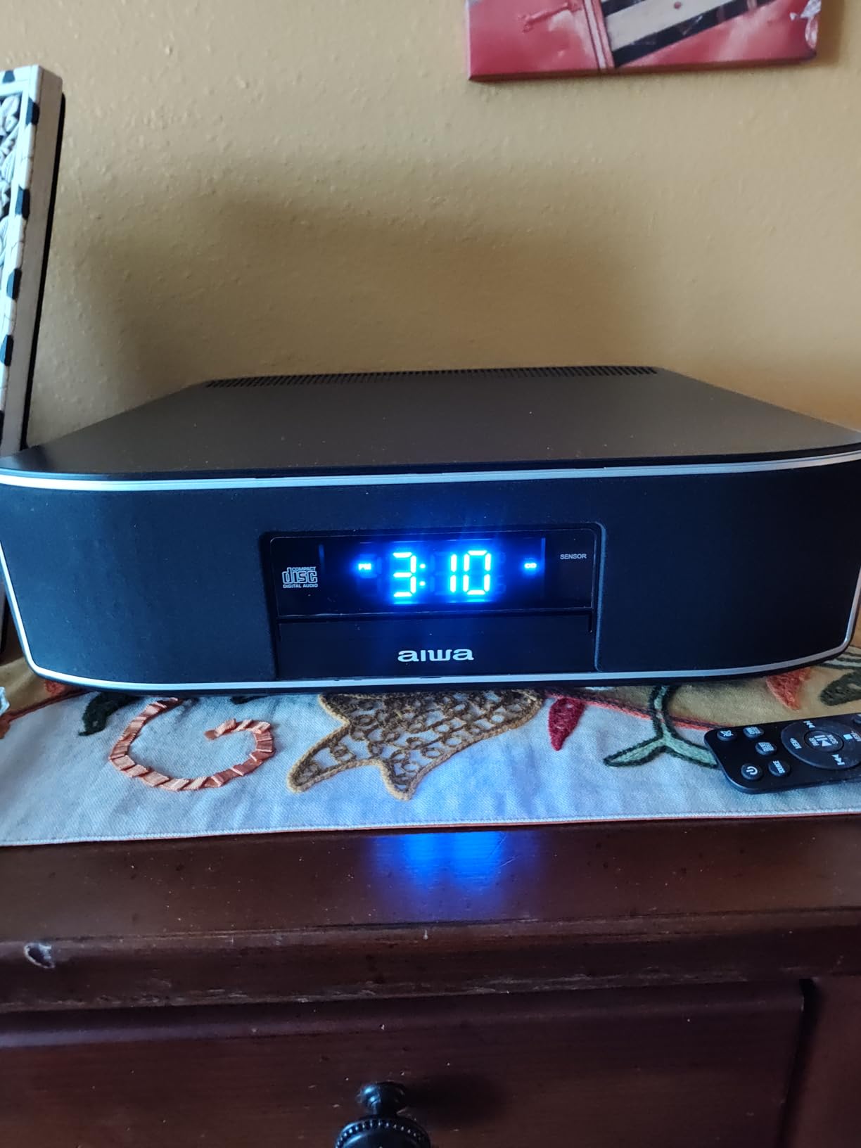 Aiwa - Exos Home 30W Bluetooth Speaker with CD Player and FM Radio customer photo 1