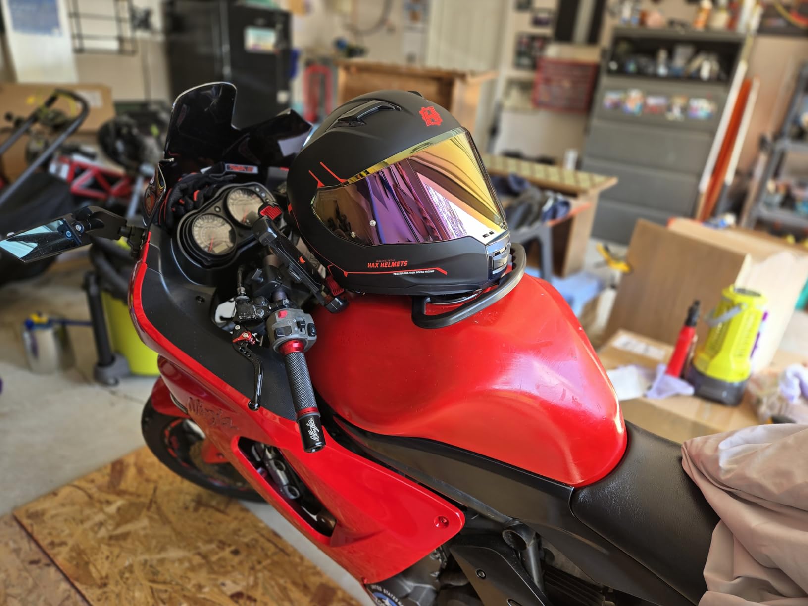 HAX Force Aerodynamic Full Face Motorcycle Helmet for Street Bike DOT & ECE customer photo 2