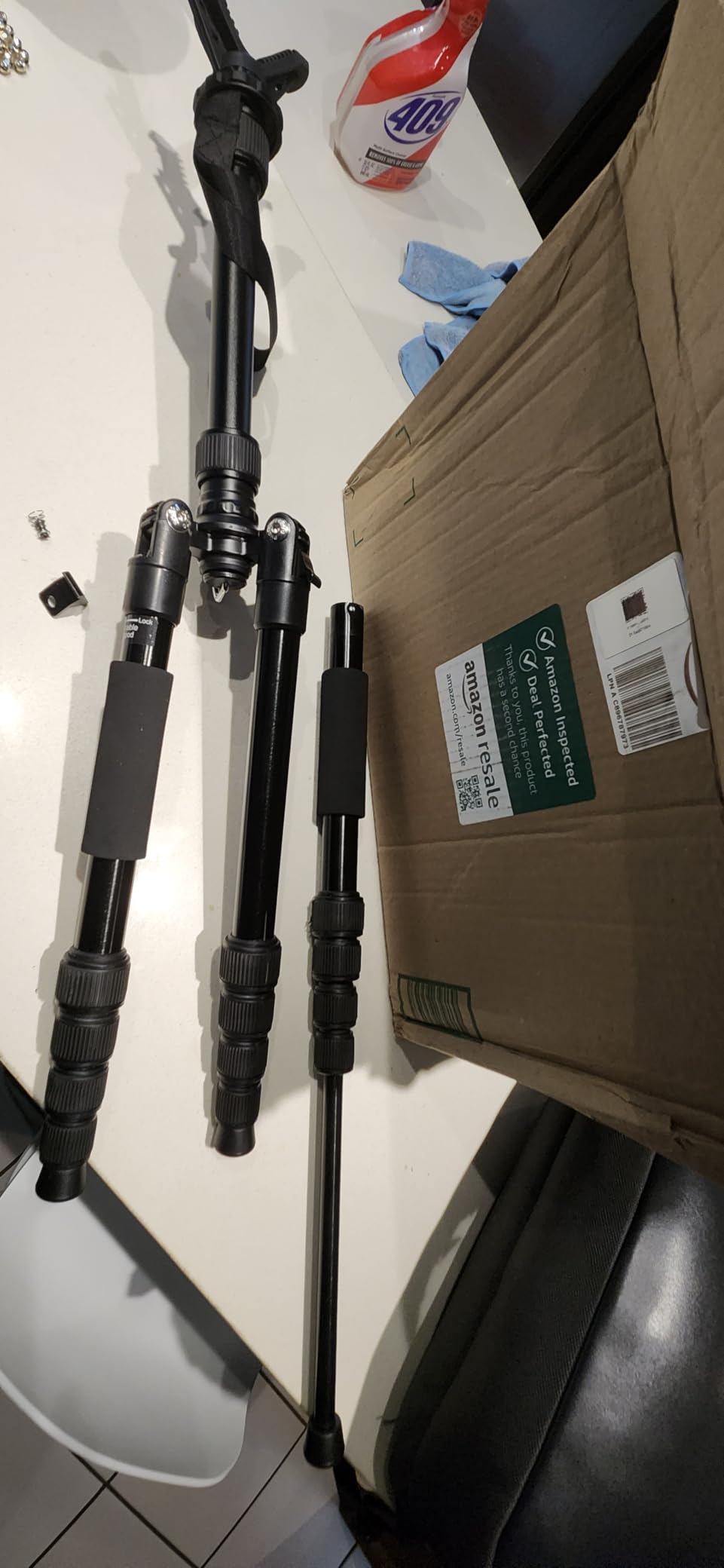 Shooting Tripod for Rifles, Adjustable Rifle Tripod with V Yoke for Hunting and Outdoor Shooting customer photo 1