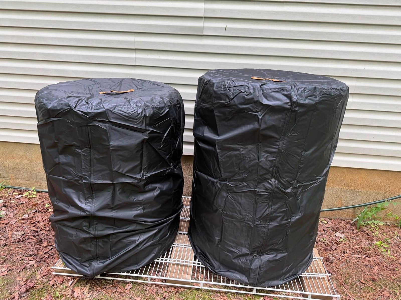 420D Tire Cover for Storage, Holds 4 Tires 33in, for RV Camper Trailer customer photo 1
