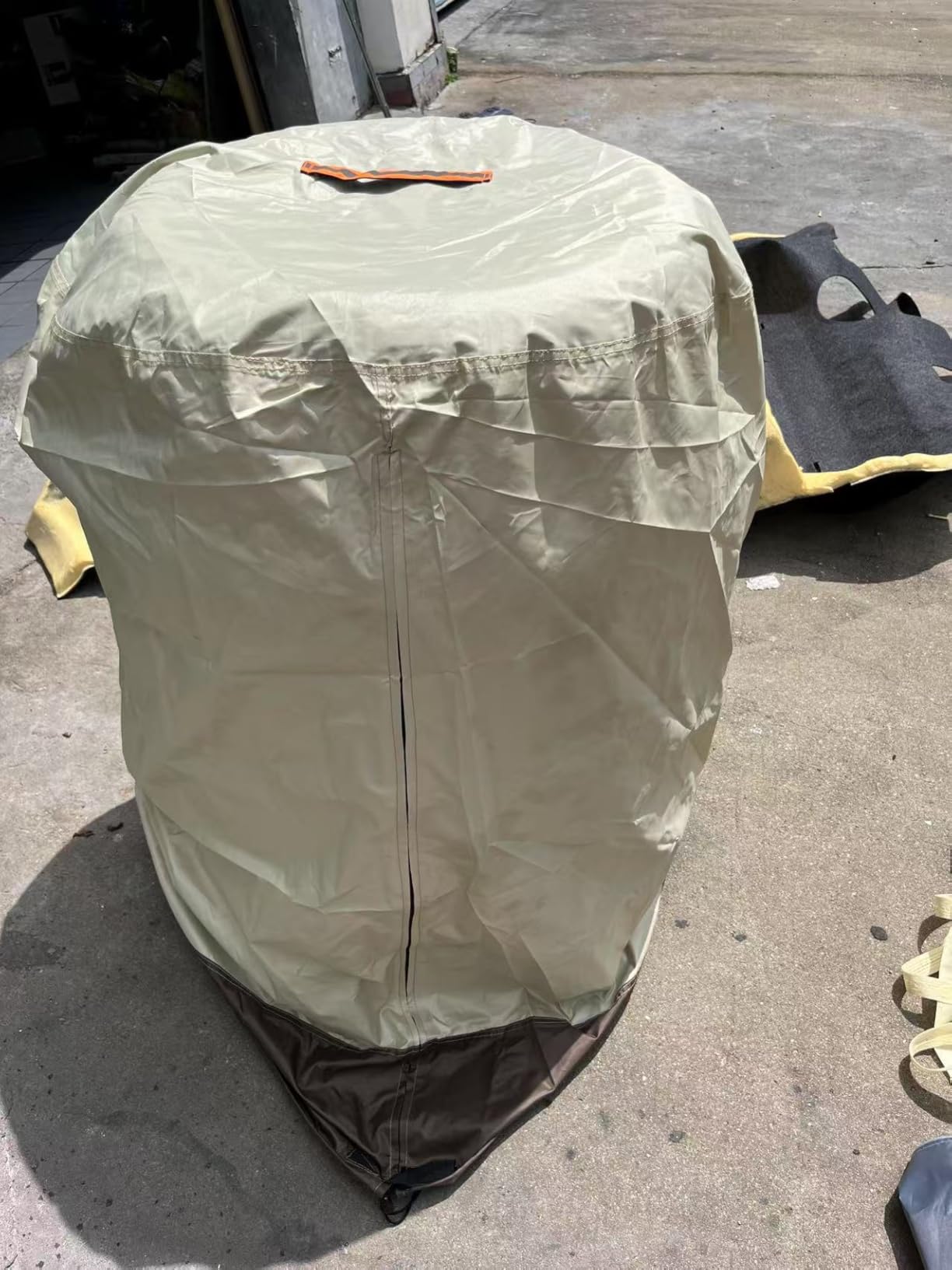 420D Tire Cover for Storage, Holds 4 Tires 33in, for RV Camper Trailer customer photo 2