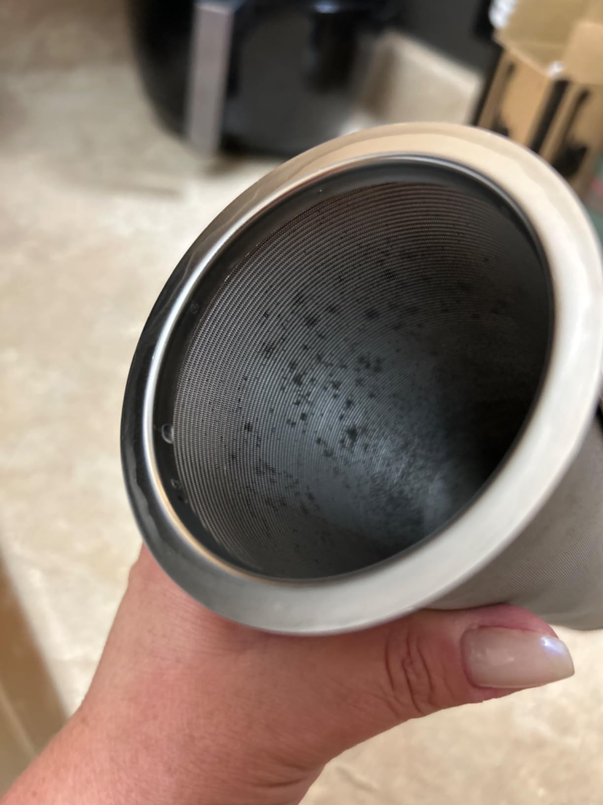 Cold Brew Strainer for 64oz Wide Mouth Mason Jars - 100-Micron Fine Mesh, Reusable 304 Stainless Steel Coffee Cold Brew Filter with Sealing Ring for Cold Brew Coffee Maker, Tea Infuser customer photo 1