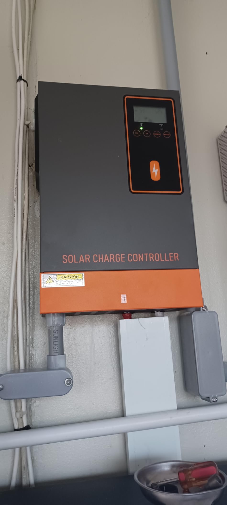 48V 140A MPPT Solar Charge Controller, 140Amp Solar Regulator Max.PV Input 500V, Max. Charging Current Can be Set, Work with 48V Lead-Acid and Lithium Batteries customer photo 1