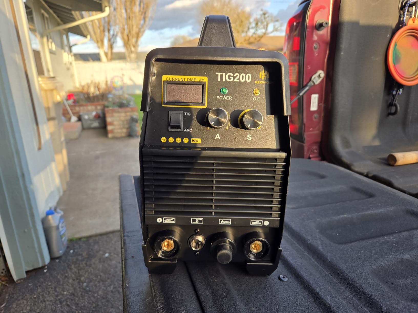 H HZXVOGEN TIG Welder AC DC with Pulse, 200A Aluminum TIG Welder with Square Wave 220V IGBT Inverter HF TIG/Pulse TIG/Stick Welder Machine customer photo 1