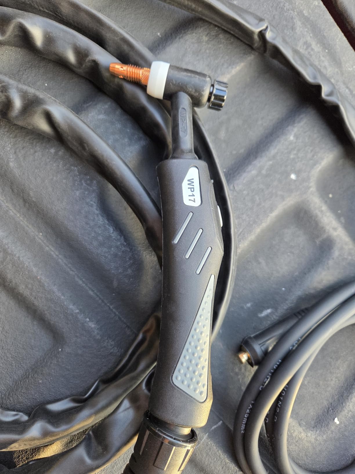 H HZXVOGEN TIG Welder AC DC with Pulse, 200A Aluminum TIG Welder with Square Wave 220V IGBT Inverter HF TIG/Pulse TIG/Stick Welder Machine customer photo 2