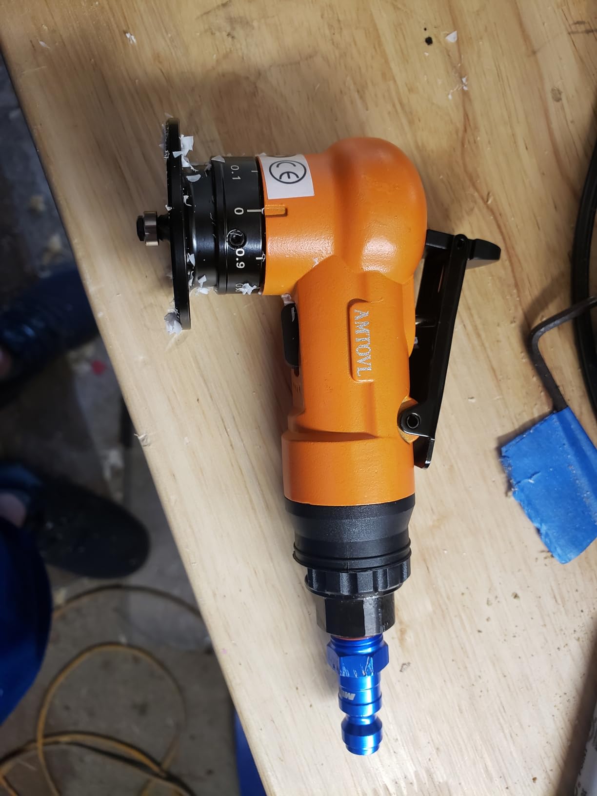 AMTOVL Pneumatic Chamfering Tool, Mini Air Chamfer Tool W/ 10C & 10R Blades customer photo 2