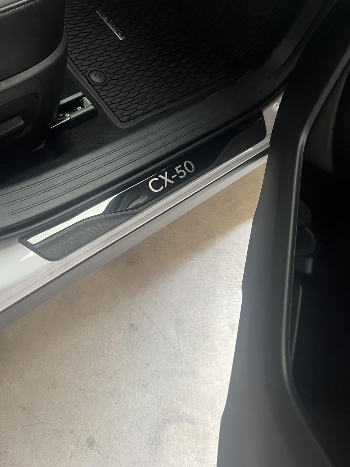 Stainless Car Door Sill Protector Kick Plate Guard for Mazda CX-5 2026-2013 customer photo 1