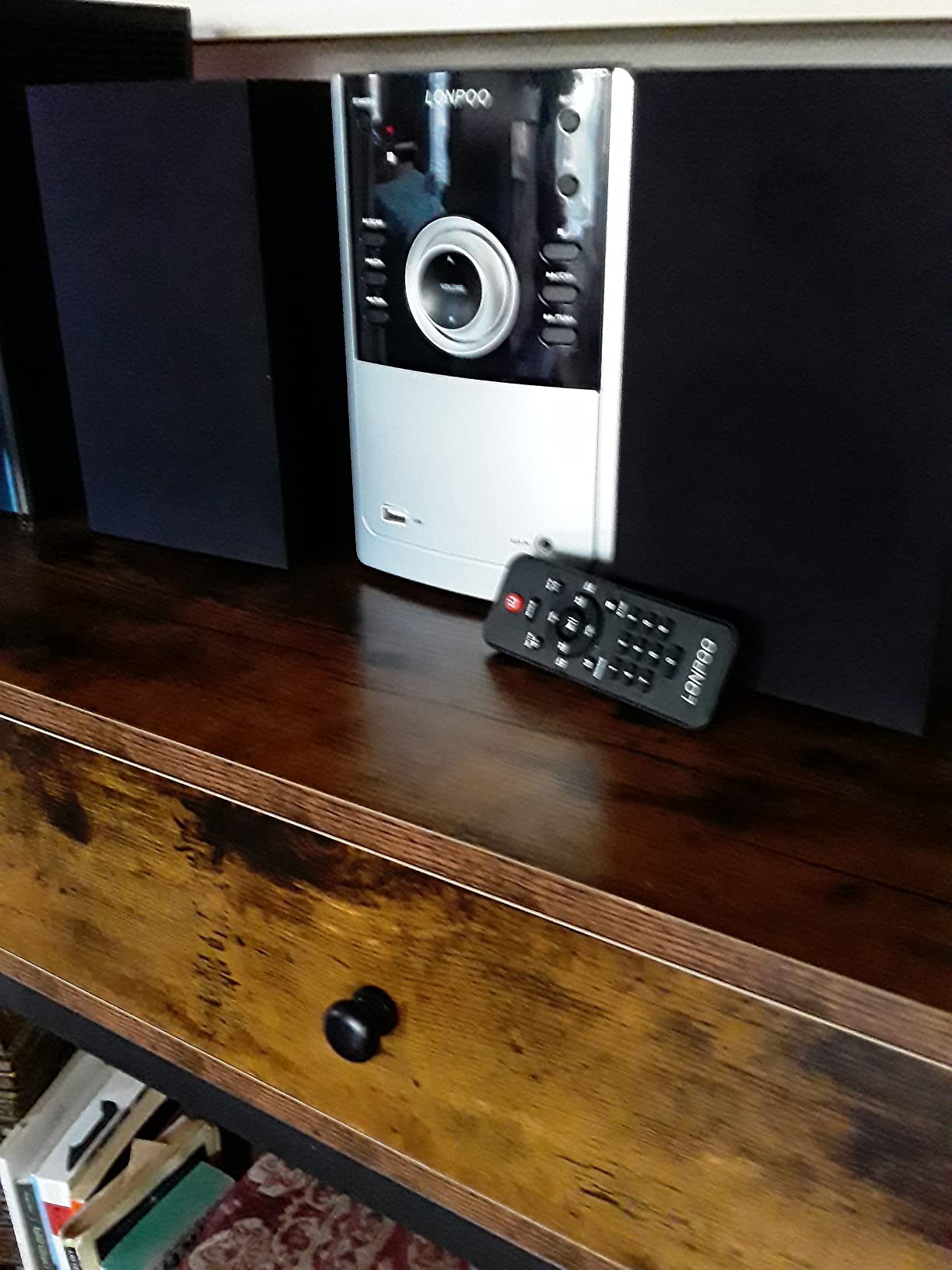 Compact Stereo System with CD Player for Home, 30W Crisp-Sound Speakers customer photo 1