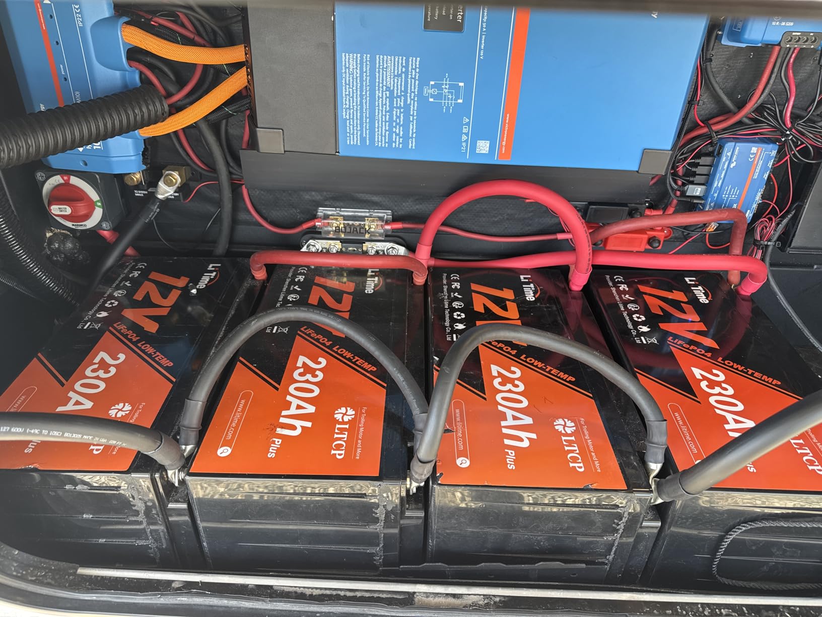 Litime 12V 230Ah LiFePO4 Lithium Battery for RV, Travel Trailer, Solar customer photo 1