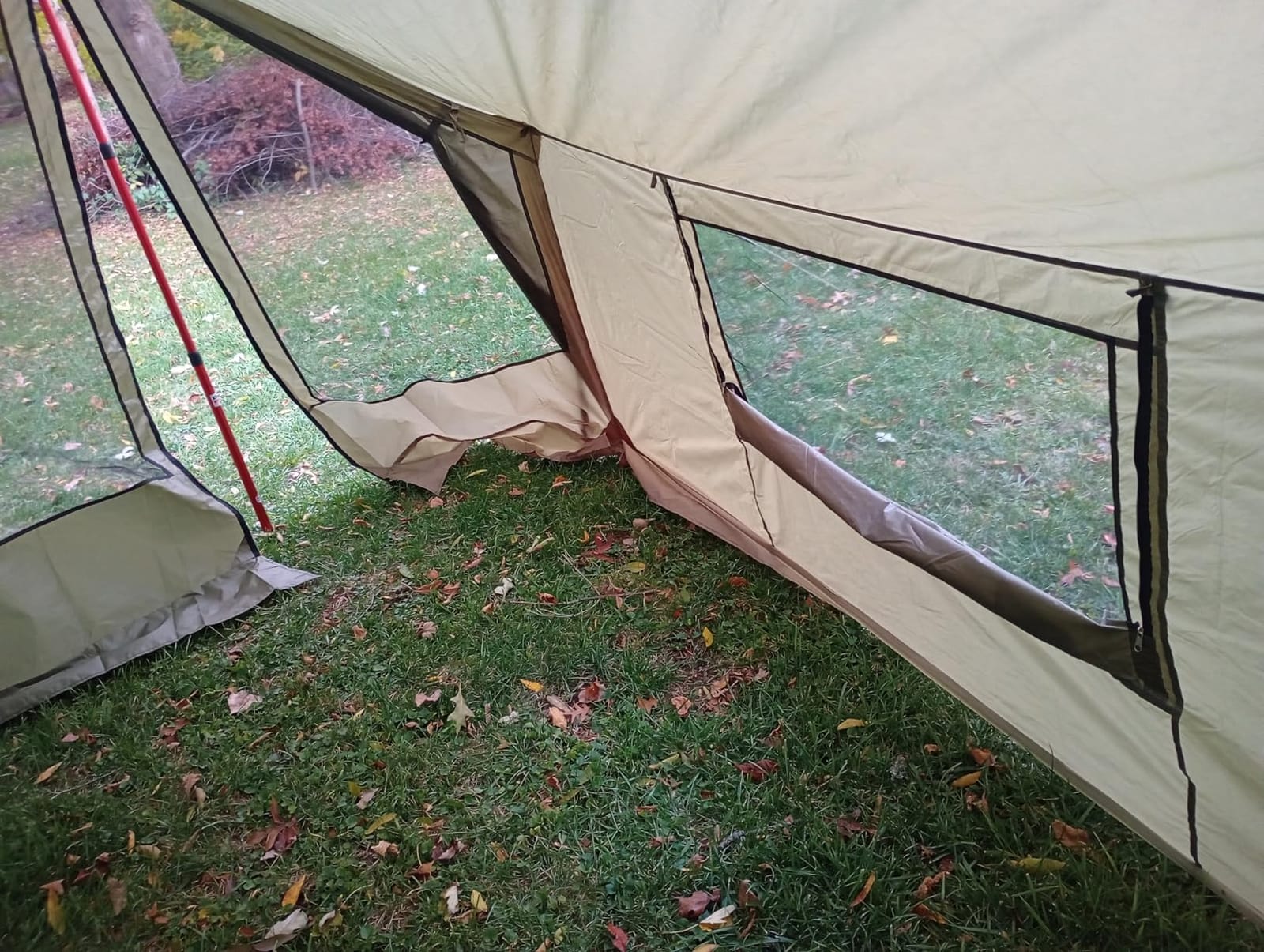 REDCAMP Large Hammock Hot Tent with Stove Jack, Waterproof & Windproof Winter Wall Tent with Snow Skirt, Ultralight 4 Season Tents for Camping, Hiking, Bushcraft, Backpacking, Hunting customer photo 2
