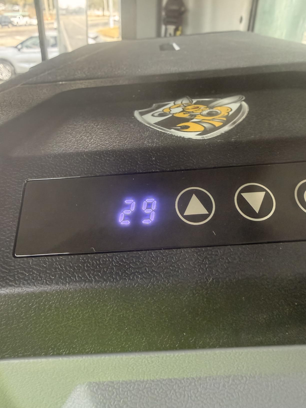 YELLOW JACKET 12 Volt Car Refrigerator, 16 Quart Electric Cooler, Portable Car Fridge for Outdoor Camping Travel, 12V/24V DC 110~240 Volt AC Refrigerator for Truck RV Home Office,-4℉-68℉ customer photo 2