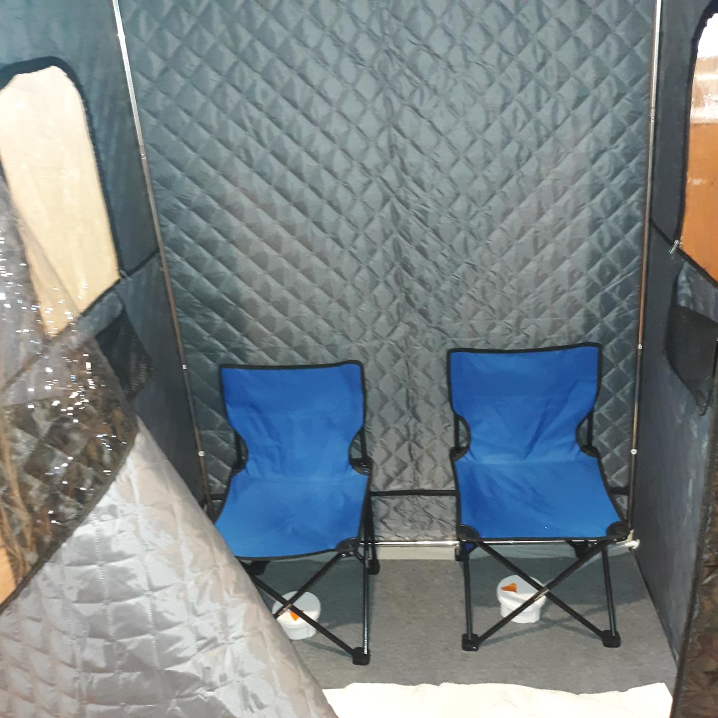Tehanld 2 Person Portable Steam Sauna for Home, Black customer photo 1