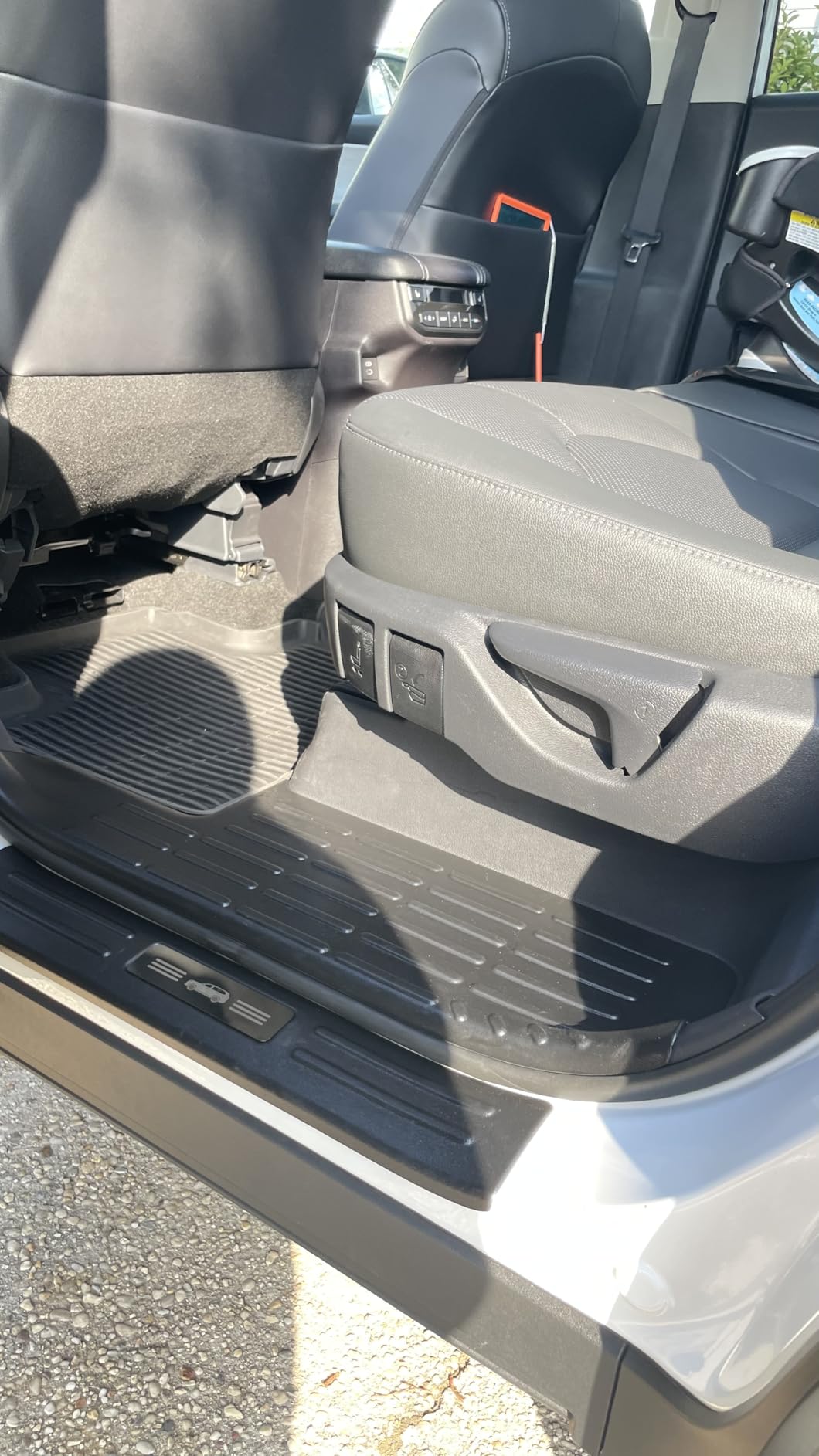 BIBLOZ ABS Material Door Sill Protector Compatible with Toyota Grand Highlander (Include Hybrid) LE/XLE/Limited/Platinum Accessories 2024 2025 2026 Door Sill Guards Trim(Not for Highlander) customer photo 1