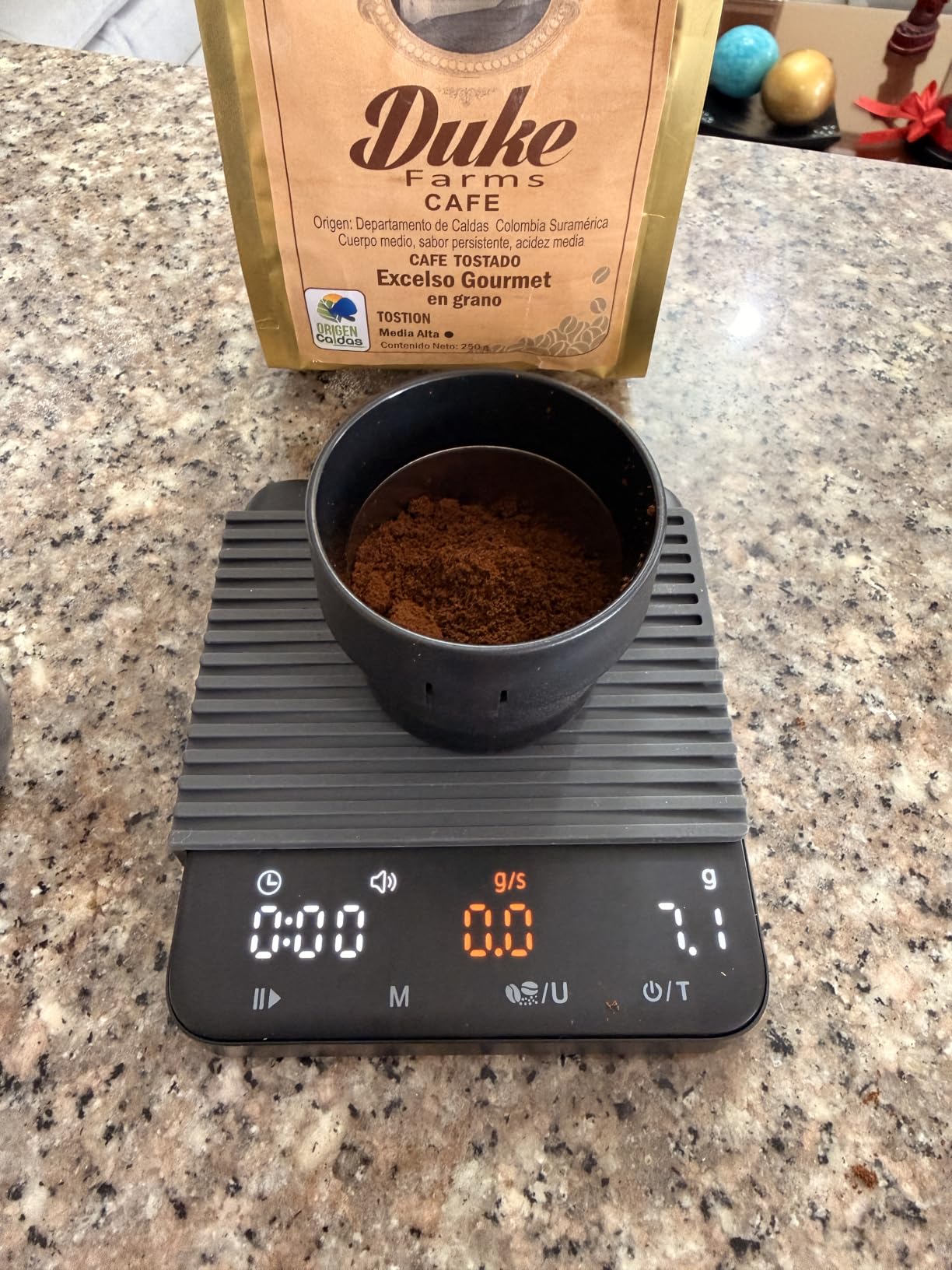 TIPRE Mini Espresso Coffee Scale with Timer & Flow Rate, 2kg/0.1g Precision Digital Coffee Scale, Portable Espresso Scale Rechargeable via USB-C, Triple Brew Modes, LED Display, Mute Mode, g/oz/lb:oz customer photo 2