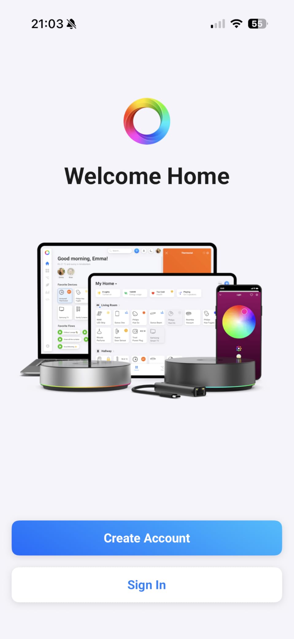 Homey Pro mini | Smart Home Hub for Home Automation – Features Zigbee, Ethernet, Matter & Thread. Compatible with Apple Siri, Amazon Alexa & Google Home. customer photo 2