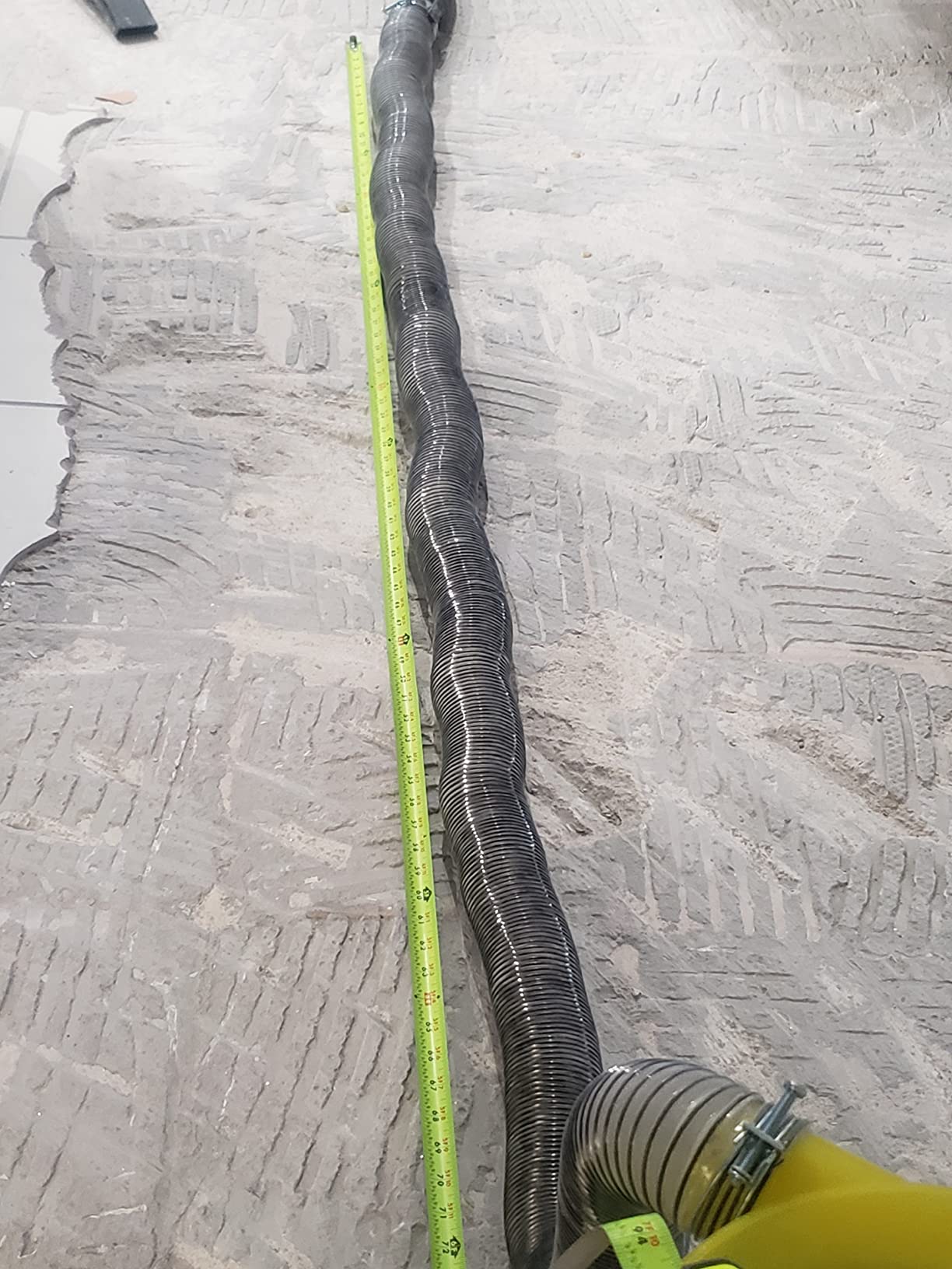 4 x 20' PVC Dust Collection Hose w/4 Thumbscrew Clamps Made In USA customer photo 1