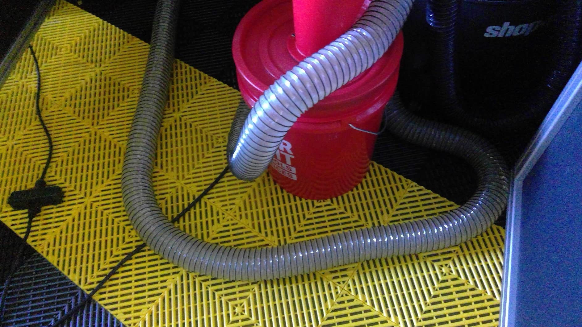 4 x 20' PVC Dust Collection Hose w/4 Thumbscrew Clamps Made In USA customer photo 2
