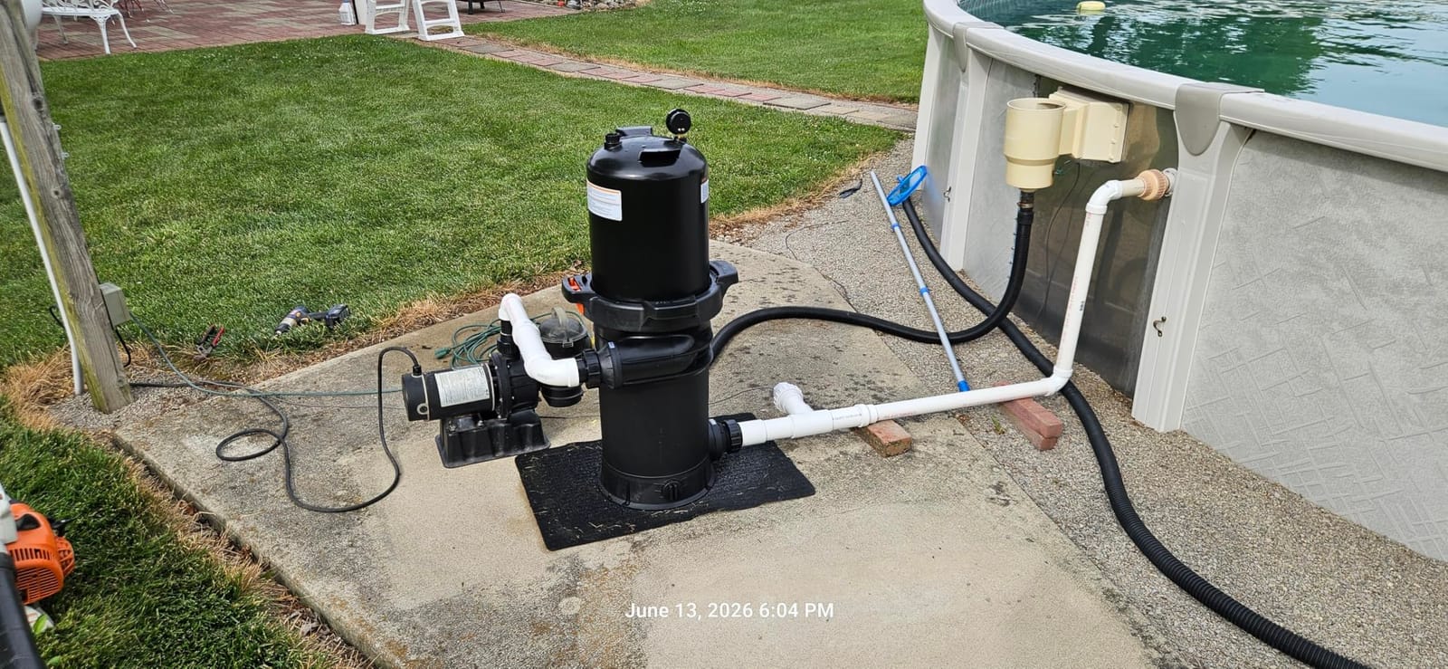 VEVOR 2026 Pro Pool Cartridge Filter System 200 sqft, Pool Filter for Inground & Above Ground Pools, Compatible W/Pumps 3HP~4HP | Up to 9827 GPH Max Flow, Pool Filters for Pools Up to 39625 Gallons customer photo 1