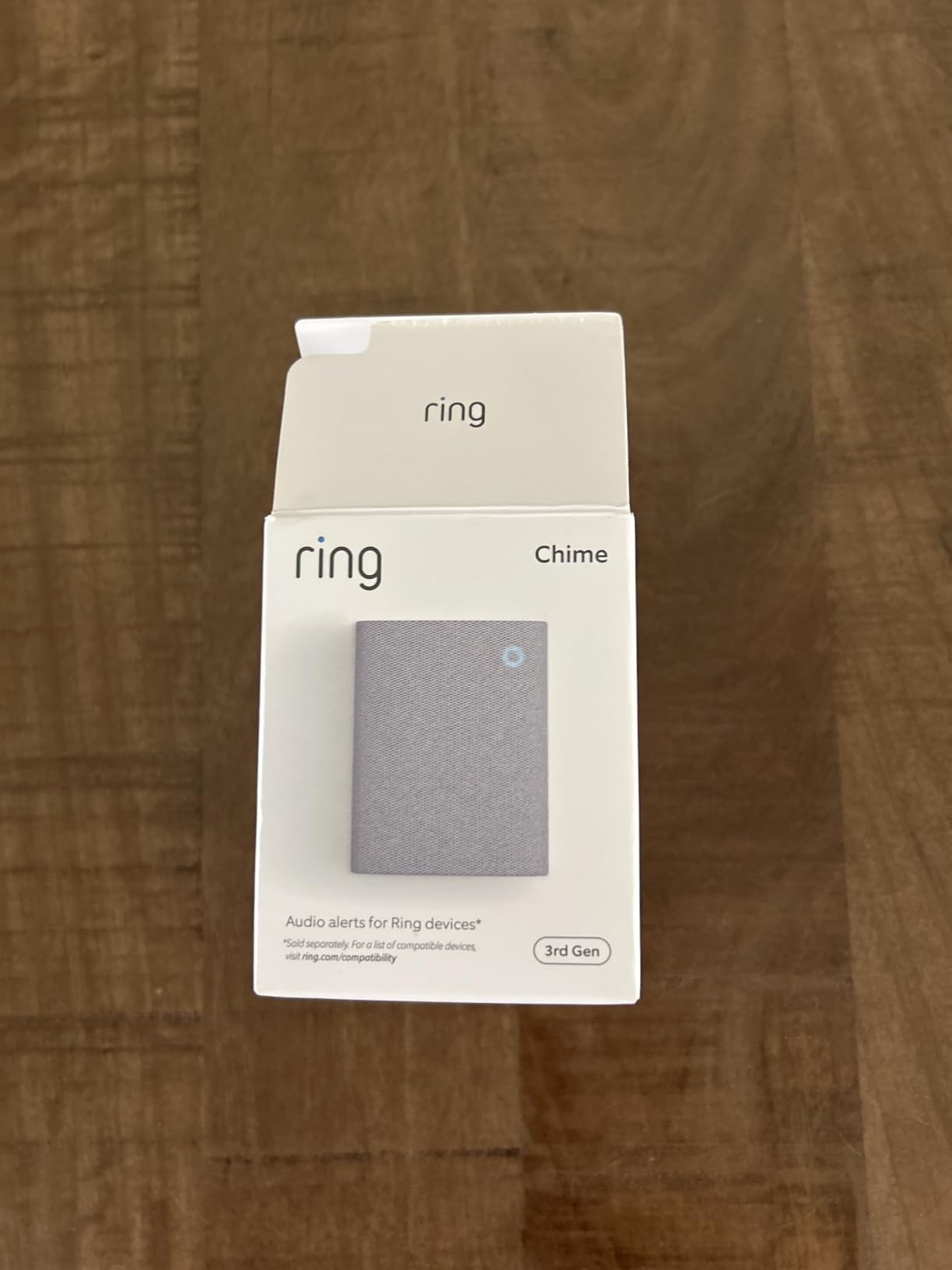 Ring Chime — Enhanced audio for real-time alerts you can hear from anywhere, easy plug-in setup, simple wifi & Bluetooth connectivity, sleek design, White customer photo 1