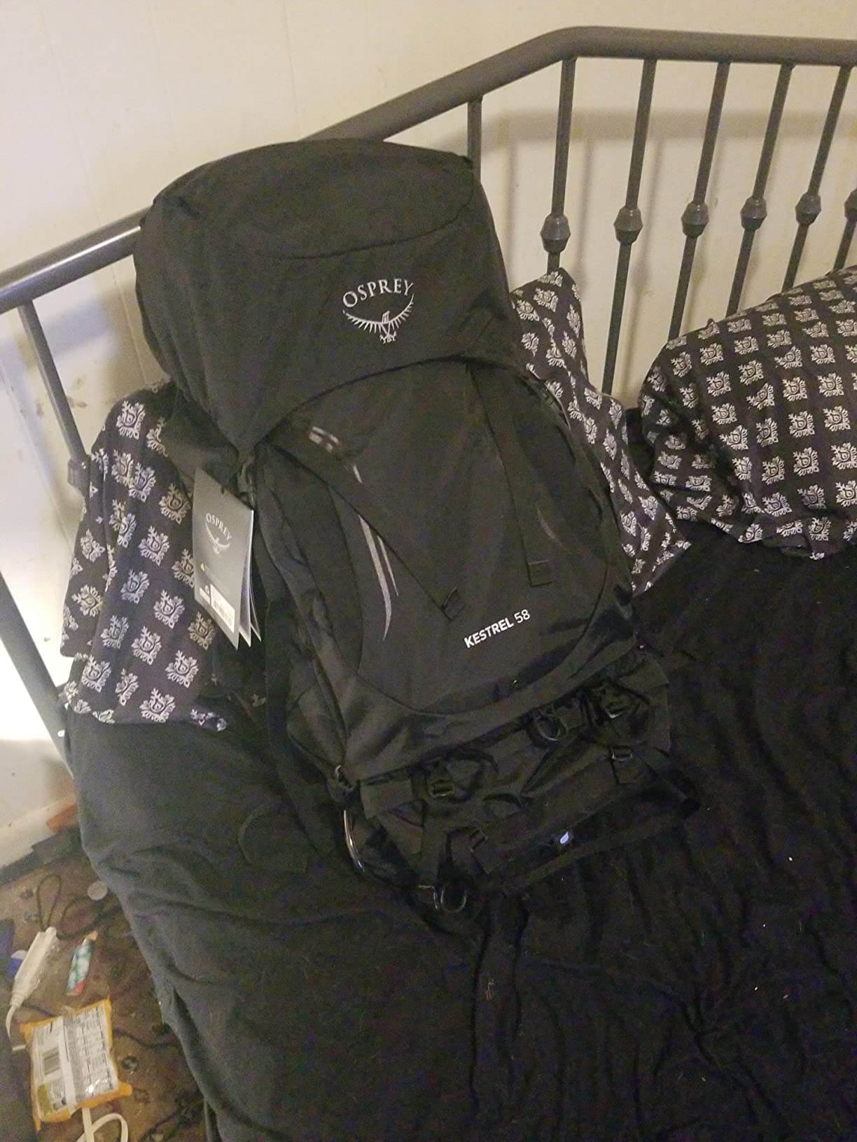 Osprey Kestrel 58L Men's Backpacking Backpack, Green L-XL customer photo 1