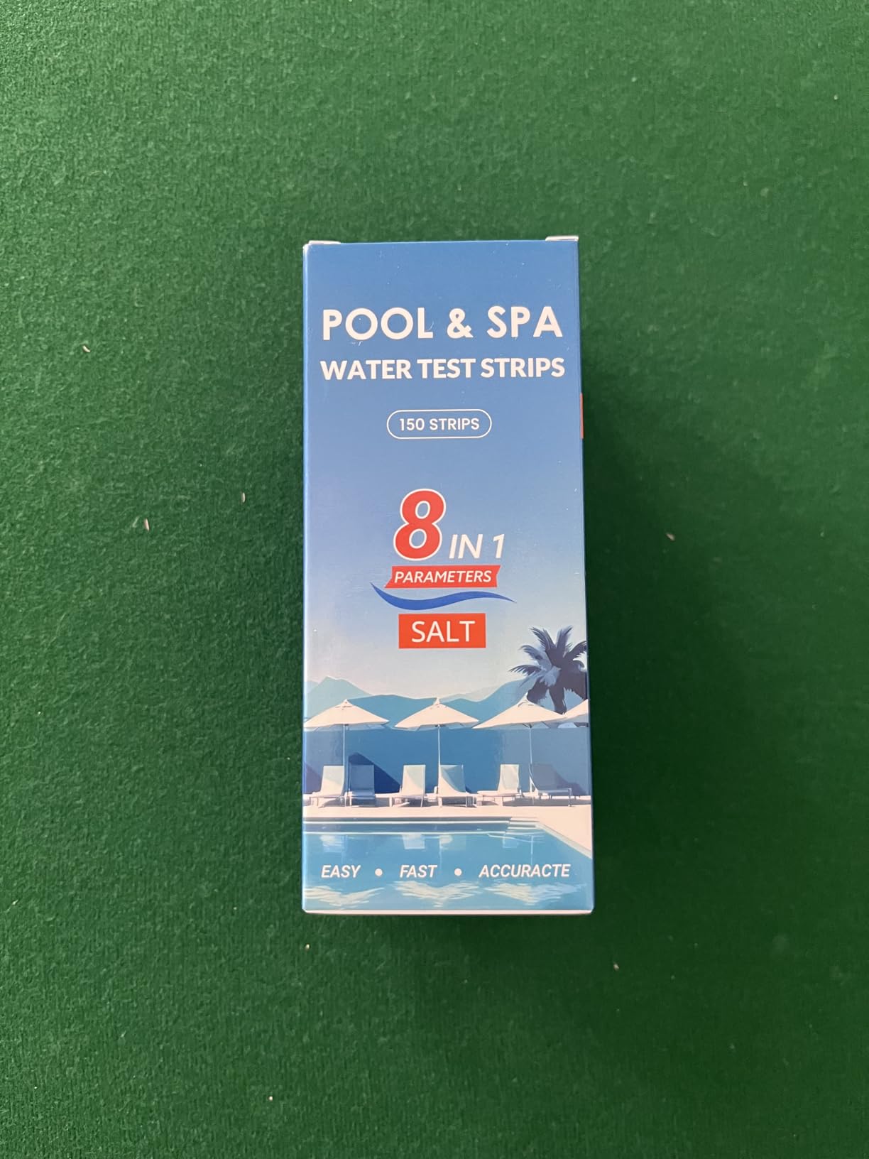 All-New 2026 8-in-1 Pool Test Strips -150 CT Pool Salt Test Strips | Salt Water Pool Testing Kit for Salt Water Pools, in & Above-Ground Pools, Hot Tubs&Spas| Quick&Accurate Testing Chlorine,pH,Salt customer photo 2
