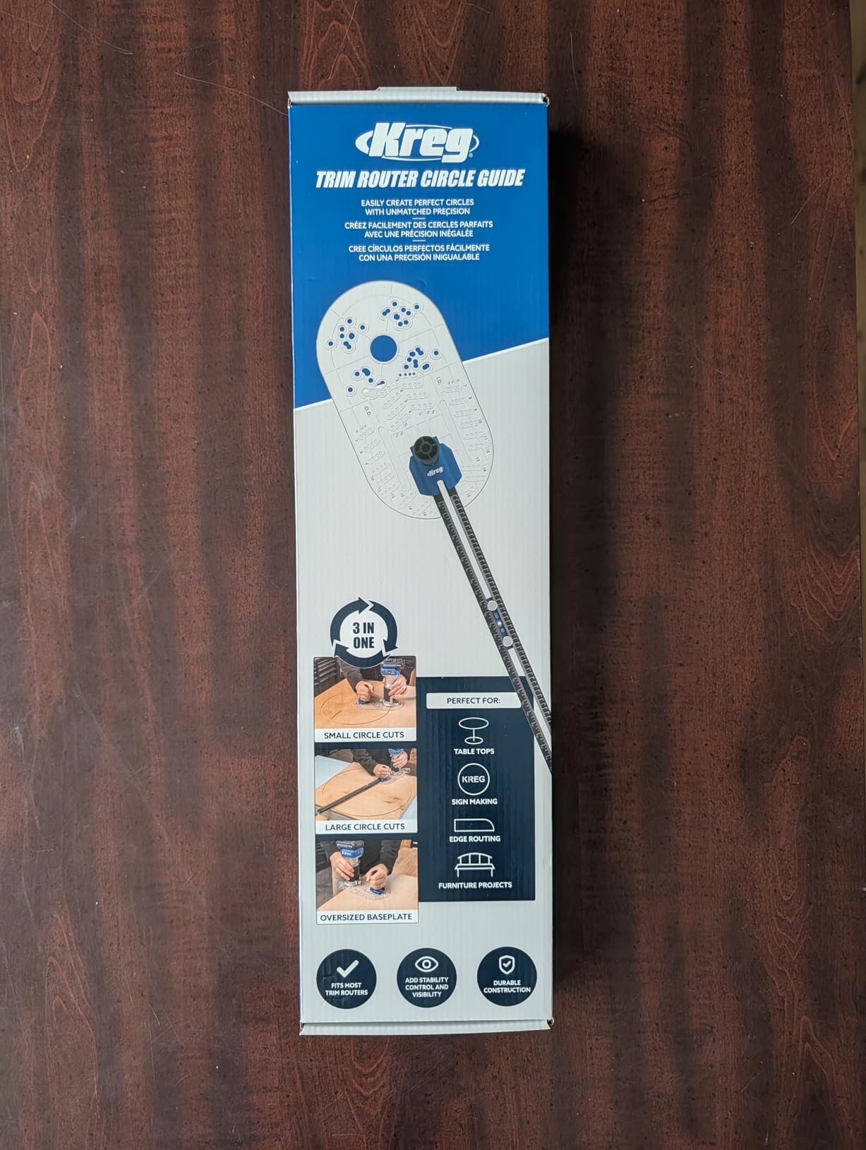 Kreg Trim Router Circle Guide, Wood Router, Fits Most Trim Routers customer photo 1