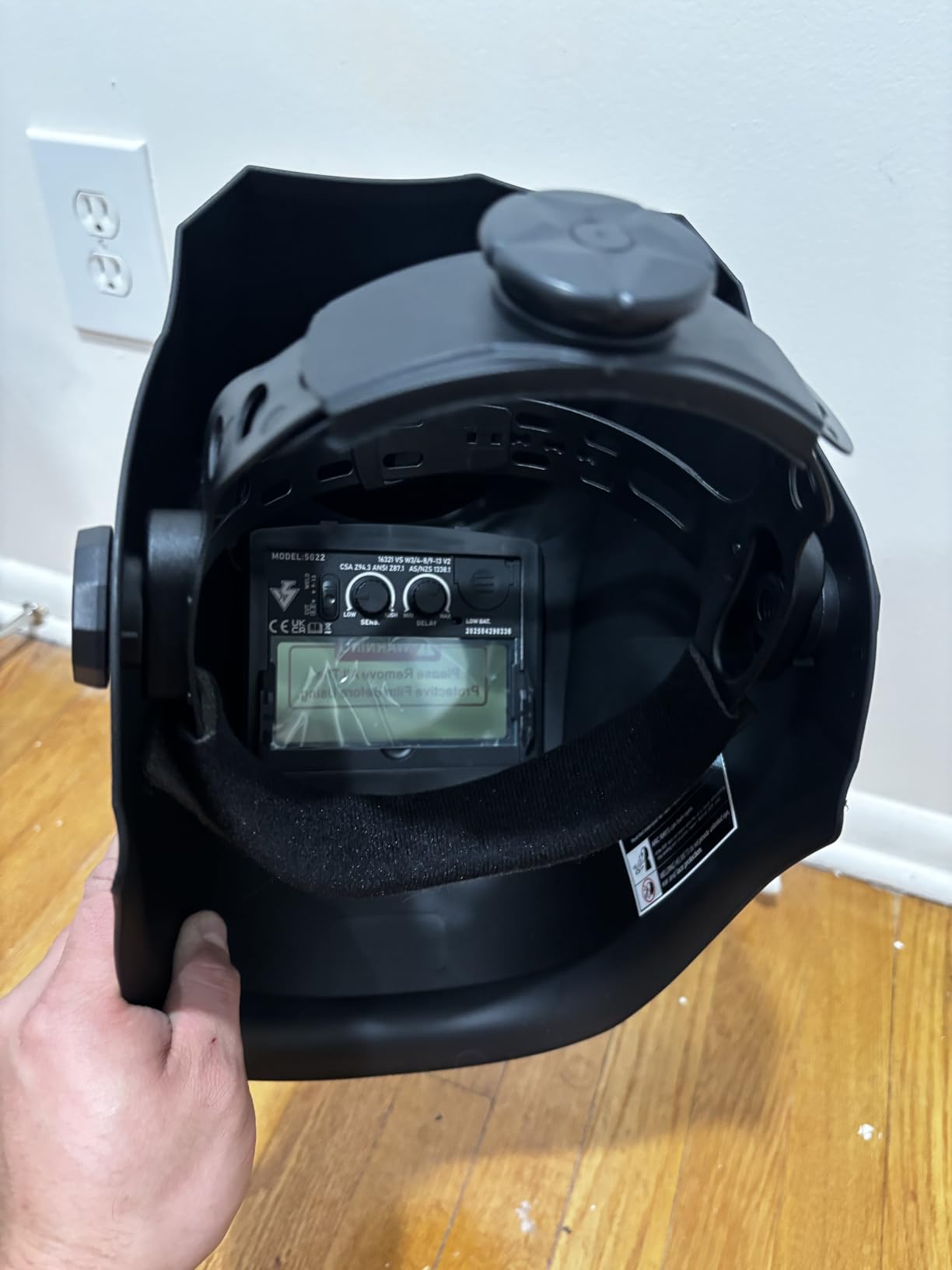 VILSIN Welding Helmet Auto Darkening Large View,Welding Hood True Color Solar Powered With 2 Arc Sensor,Wide Shade 3/4-8/9-13 for Welding Mask TIG MIG ARC Welding Shield,K23-5022-JSLH customer photo 2