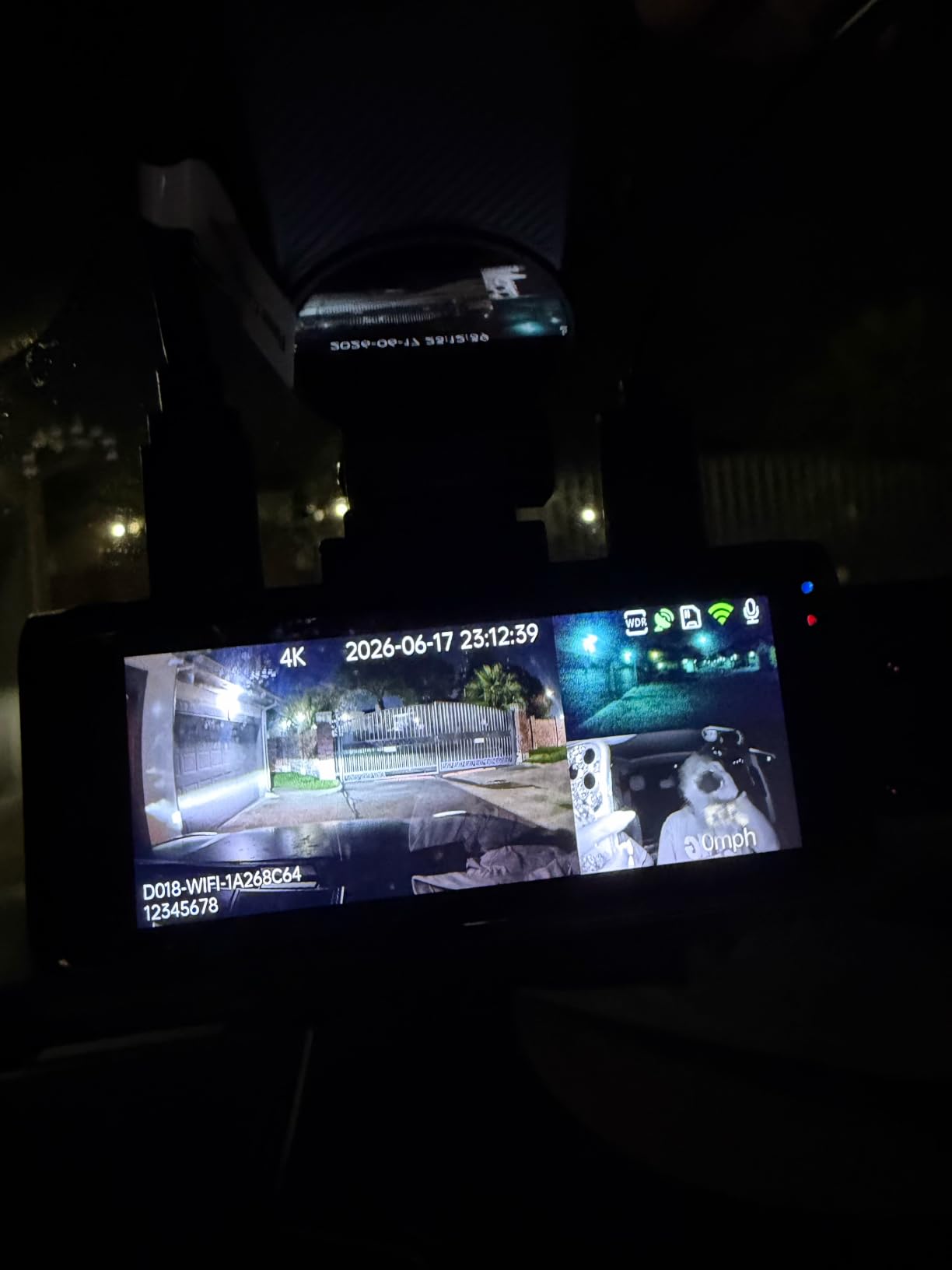 4K+4K+1080P 3 Channel Dash Cam, Free 128GB Card, AProX HD Night Vision customer photo 2