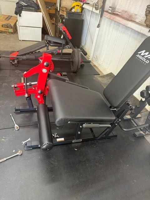 Mikolo Leg Extension and Curl Machine, Adjustable Leg Curl Machine for Home Gym, Seated Leg Extension and Lying Leg Curl Machine, Leg Workout Equipment with 1:1 Resistance System customer photo 1