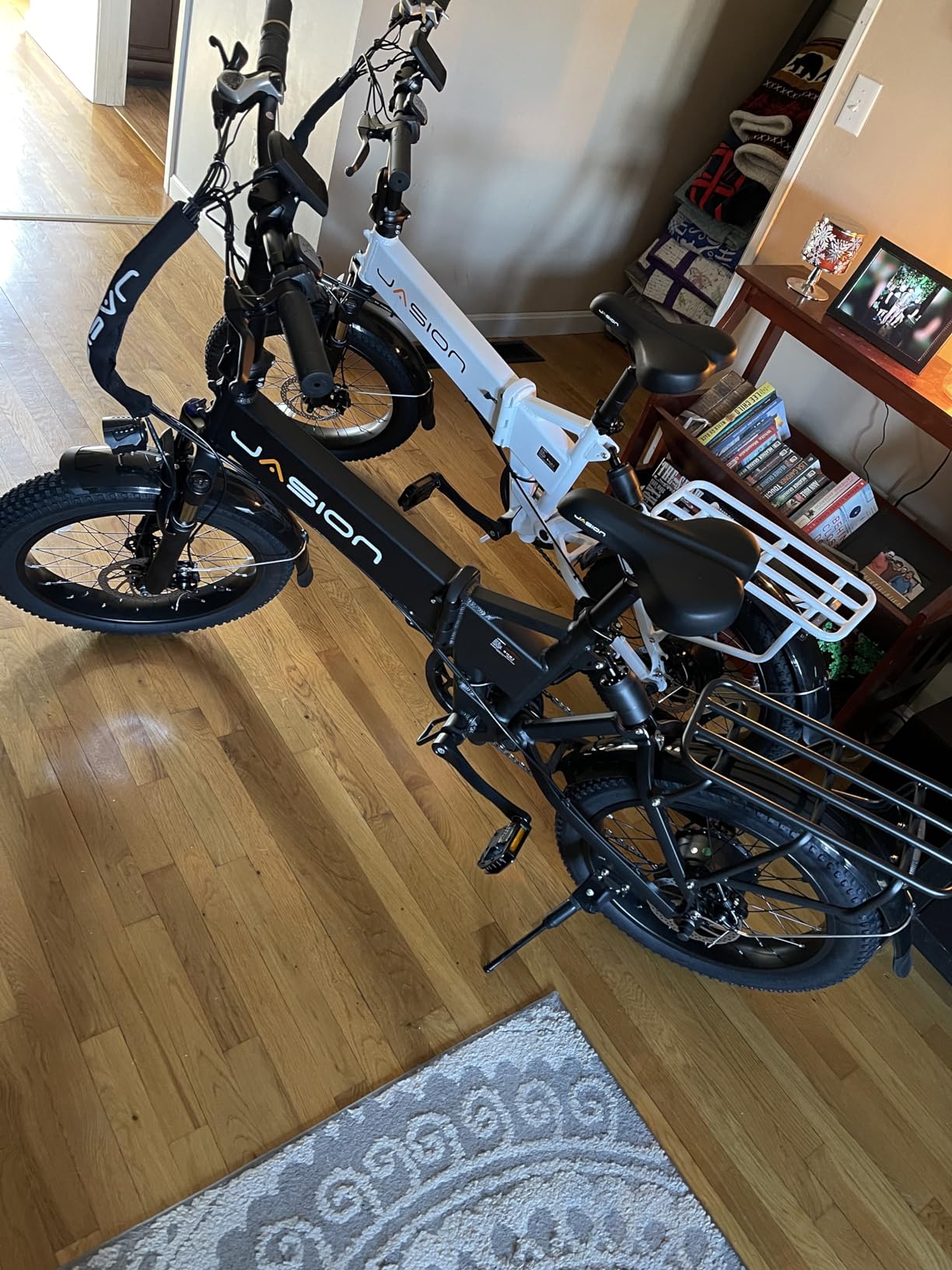 Jasion X Hunter ST Electric Bike for Adults,1400W Peak 20''Fat Tire Foldable E Bikes,Folding Ebike Up to 70 Miles Range 30 MPH Adult Electric Bicycles, 624WH Removable Battery,Certified by UL2849 customer photo 2