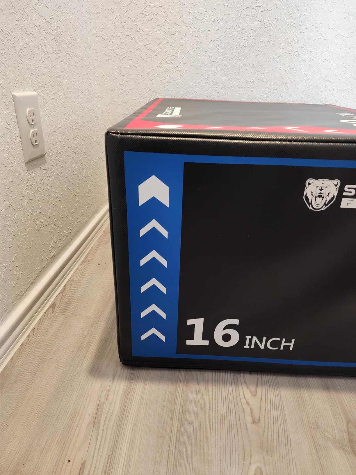 Fitvids Plyo Box, 3-in-1 Foam Plyometric Jump Box, 16”x20”x24” Box Jump for for Home Gym Training Fitness Workout Exercise customer photo 1