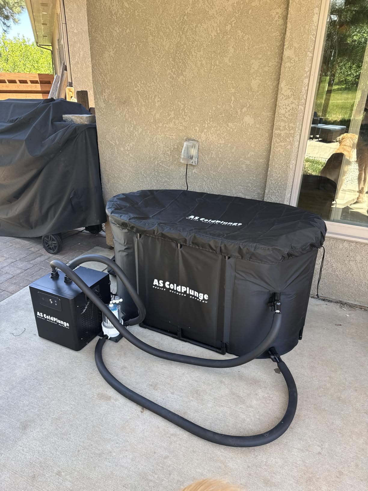 1/3 HP WiFi Cold Plunge Chiller with 148Gal Ice Bath Tub for Cold Therapy customer photo 2
