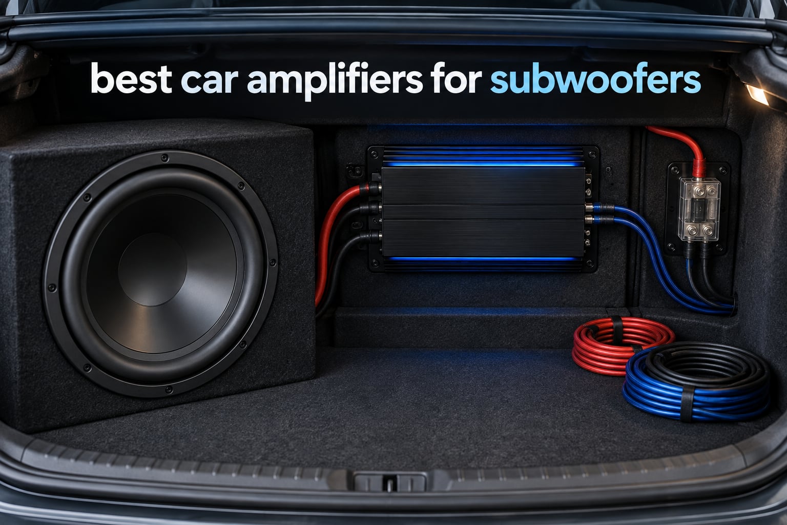 best car amplifiers for subwoofers